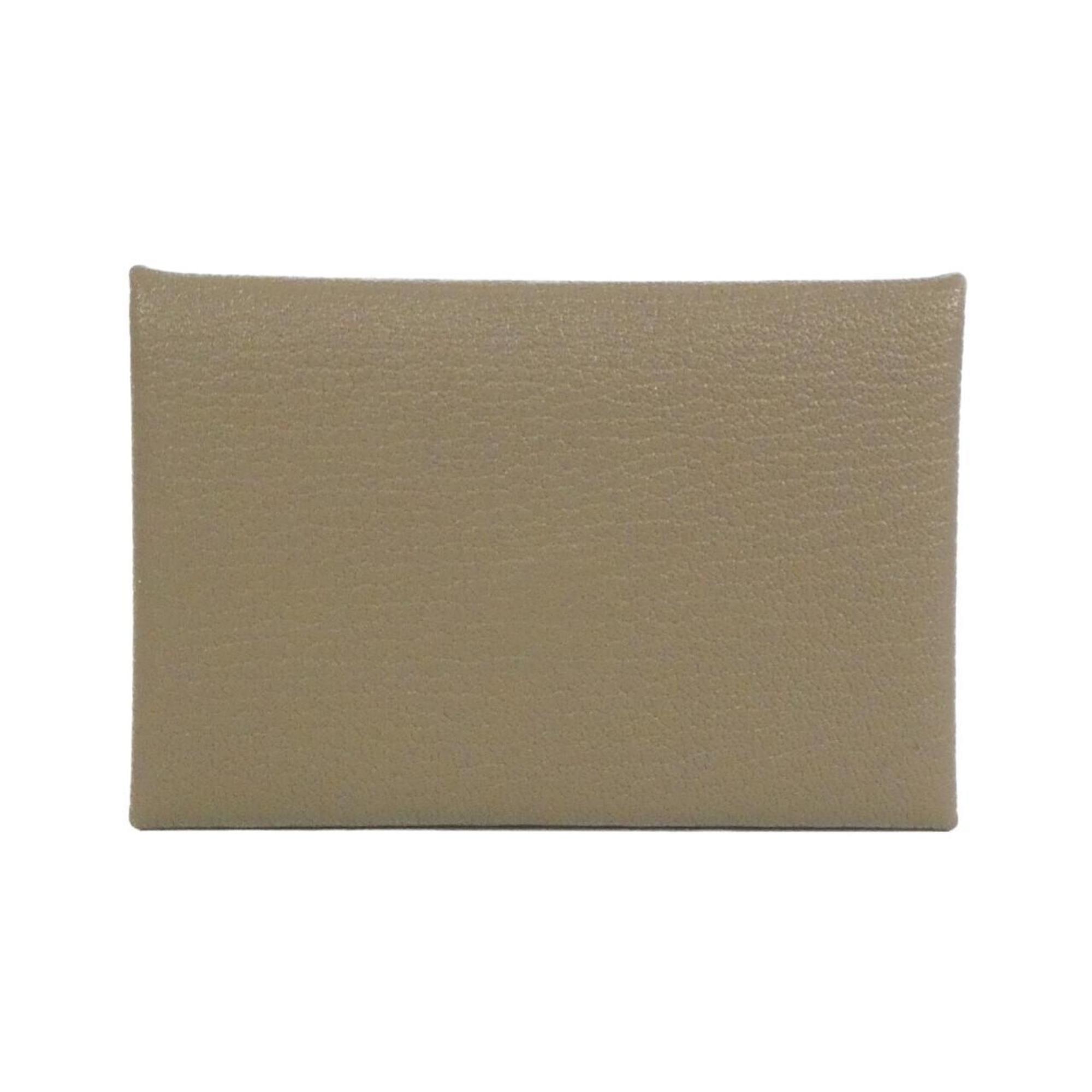 Hermes HermÃ¨s Calvi 044166CK Business Card Case
