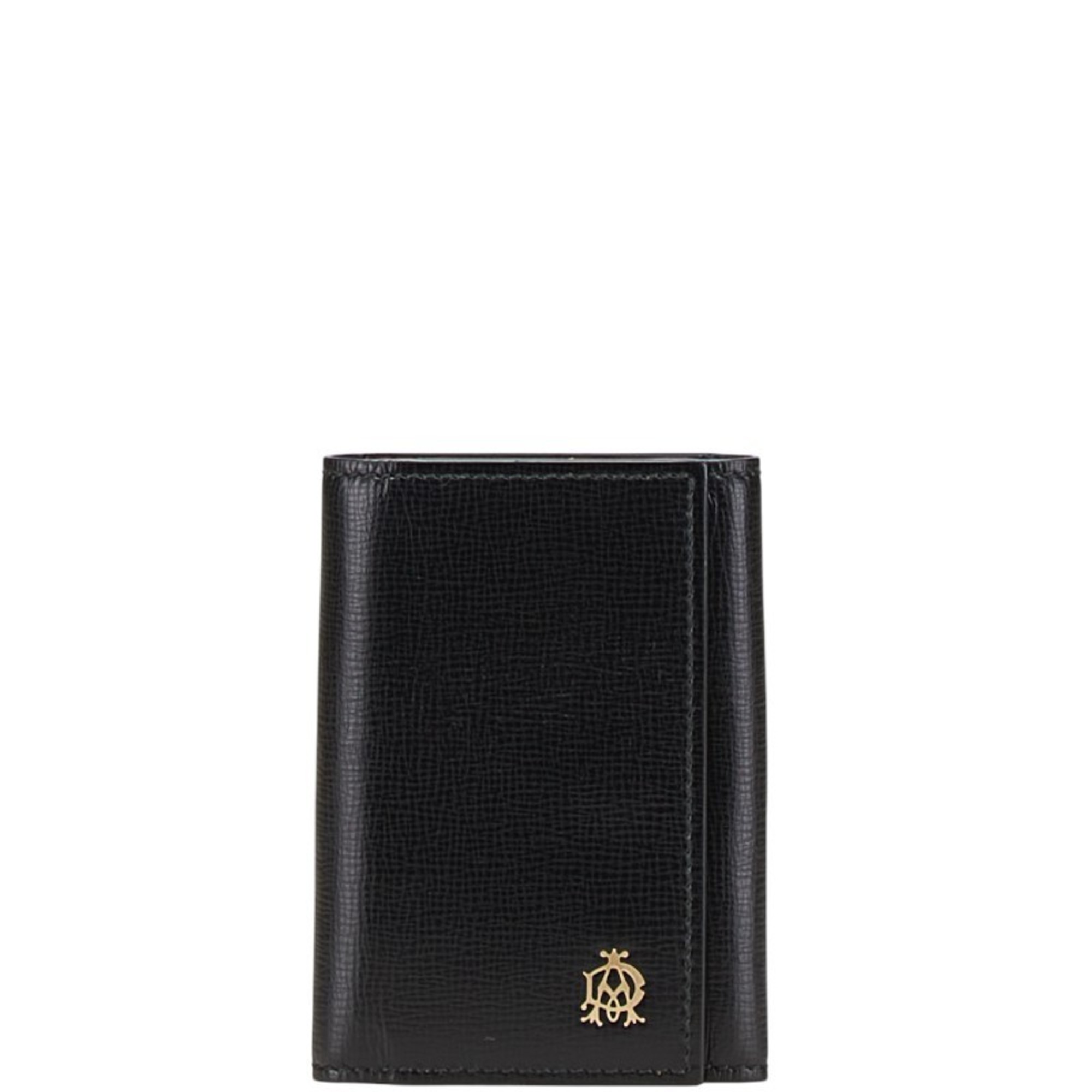 Dunhill 6-ring key case, black leather, men’s