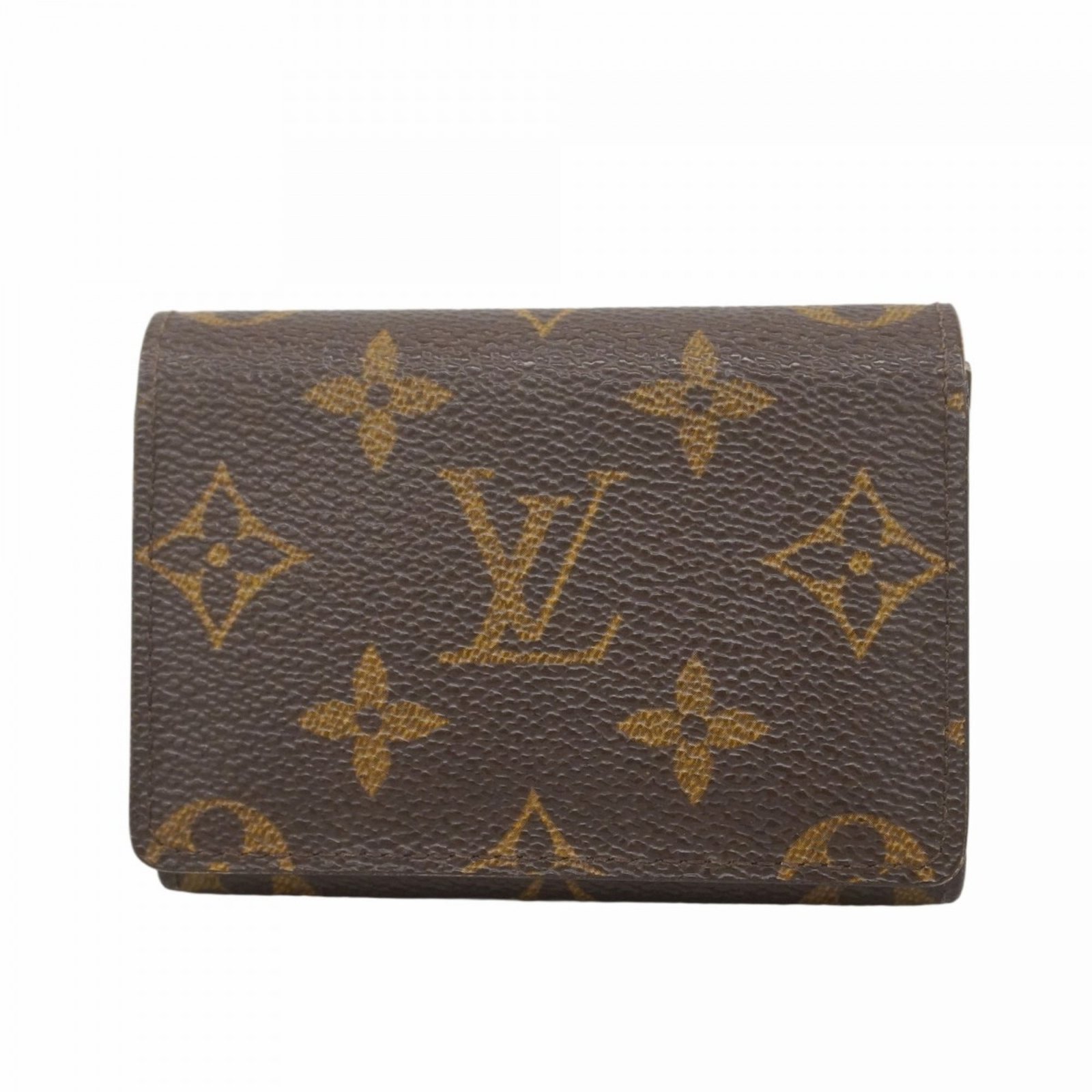 Louis Vuitton Monogram Envelope Carte de Visite Business Card Case M62920 Brown Men’s/Women’s