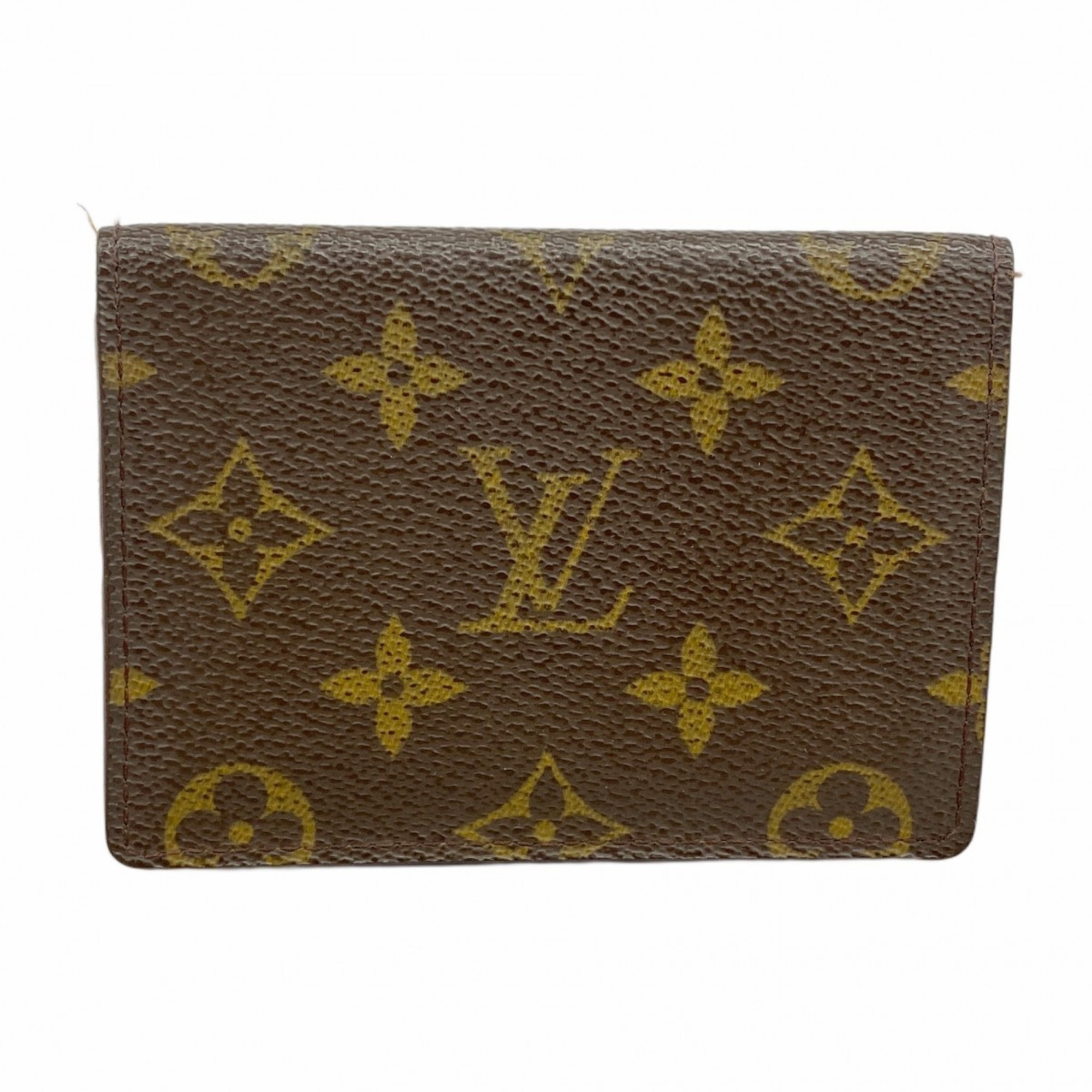 Louis Vuitton Monogram Porto 2 Carte Vertical Business Card Case M60533 Brown for Men and Women
