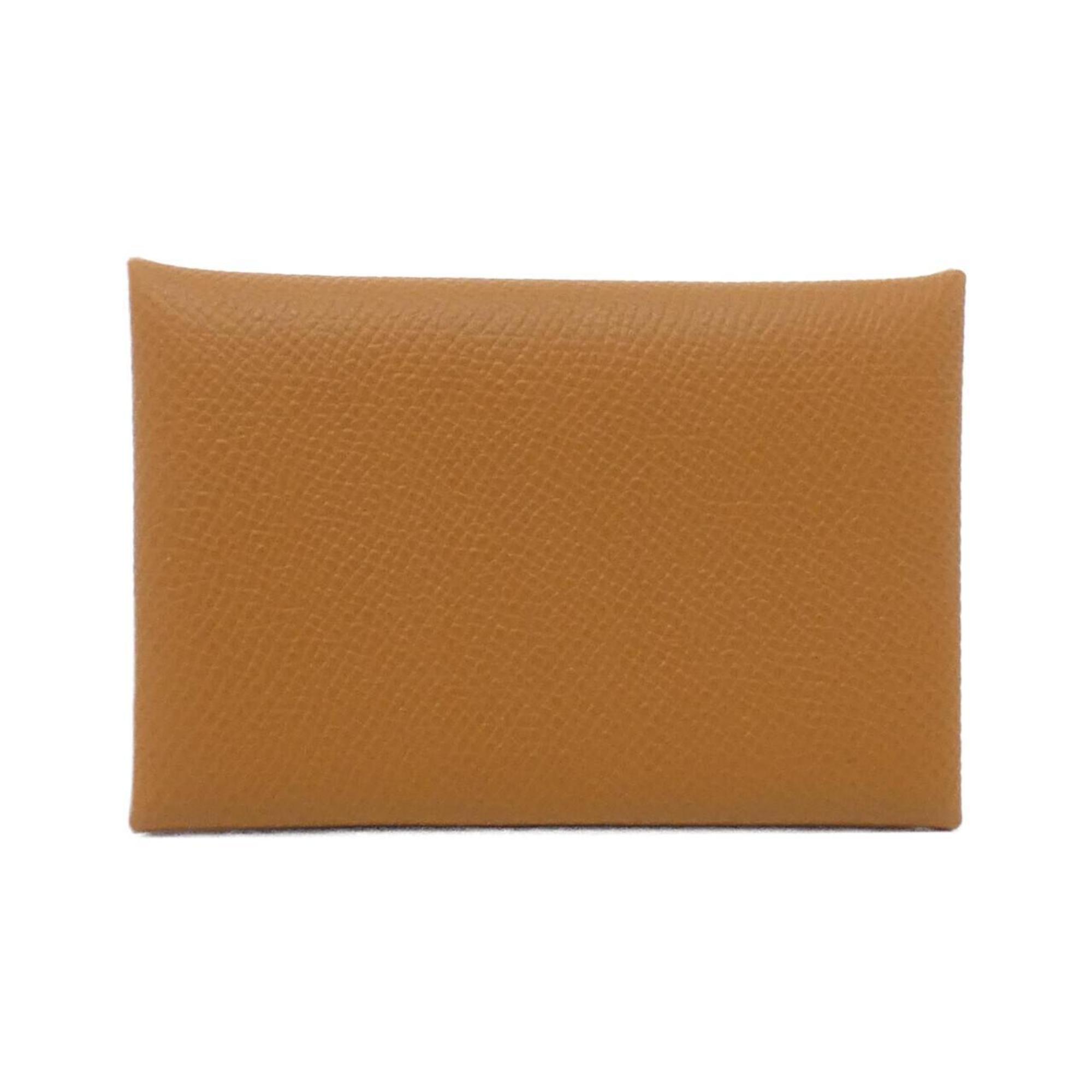 Hermes HermÃ¨s Calvi 044164CK Business Card Case