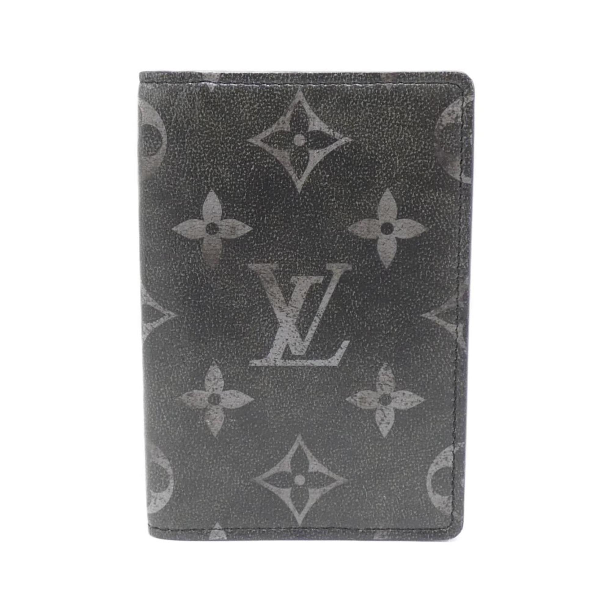 Louis Vuitton Brushed Monogram Business Card Holder/Card Case Organizer Deux Poche M11635