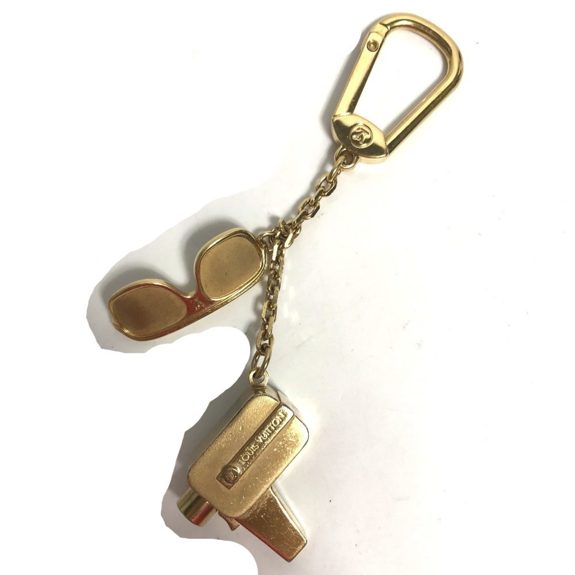 LOUIS VUITTON M65383 Porte-ClÃ©s Cannes Bag Charm Keychain Metal Men’s Gold