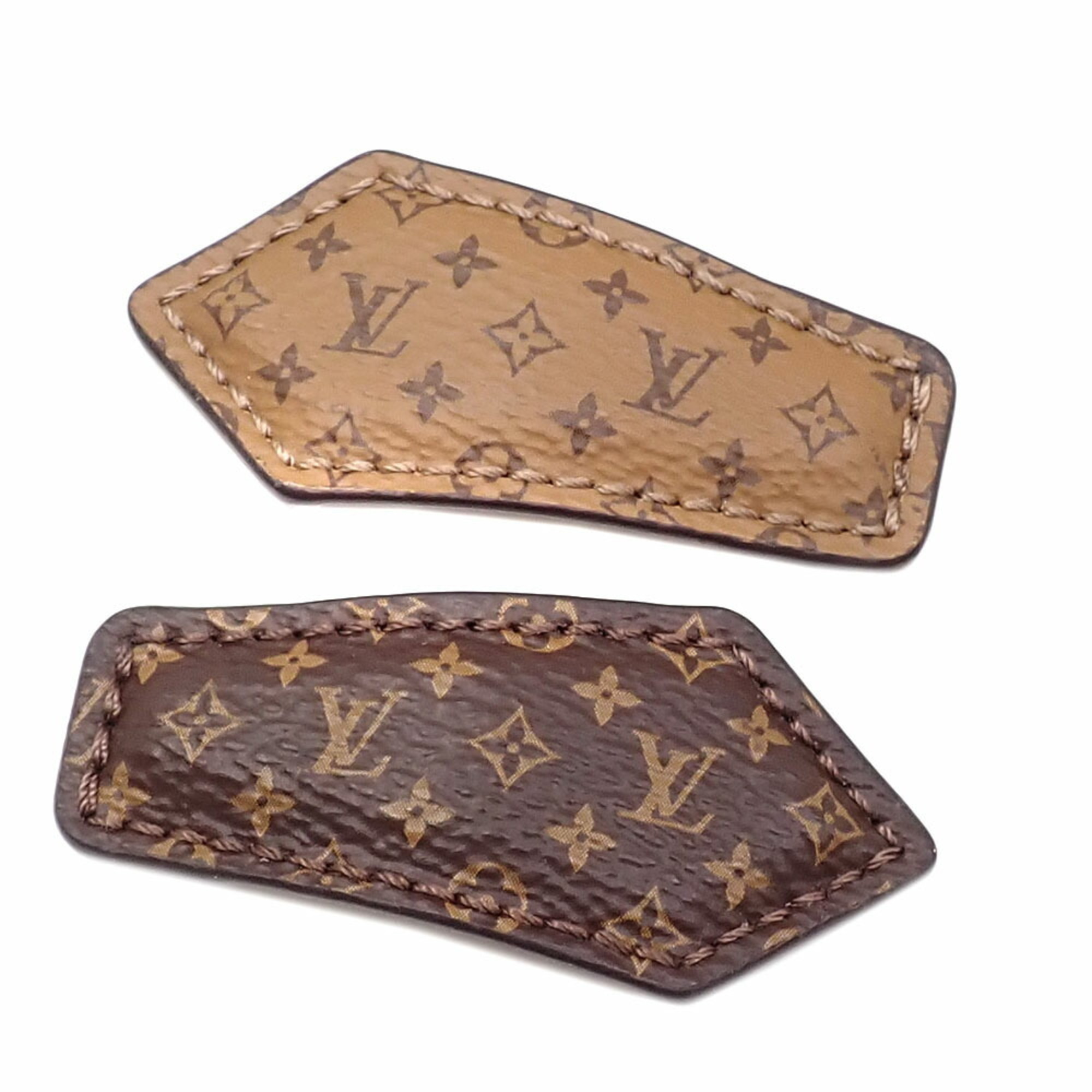 Louis Vuitton LV Backstage Mini Hair Clip Women’s M02185 Monogram Reverse Hairpin