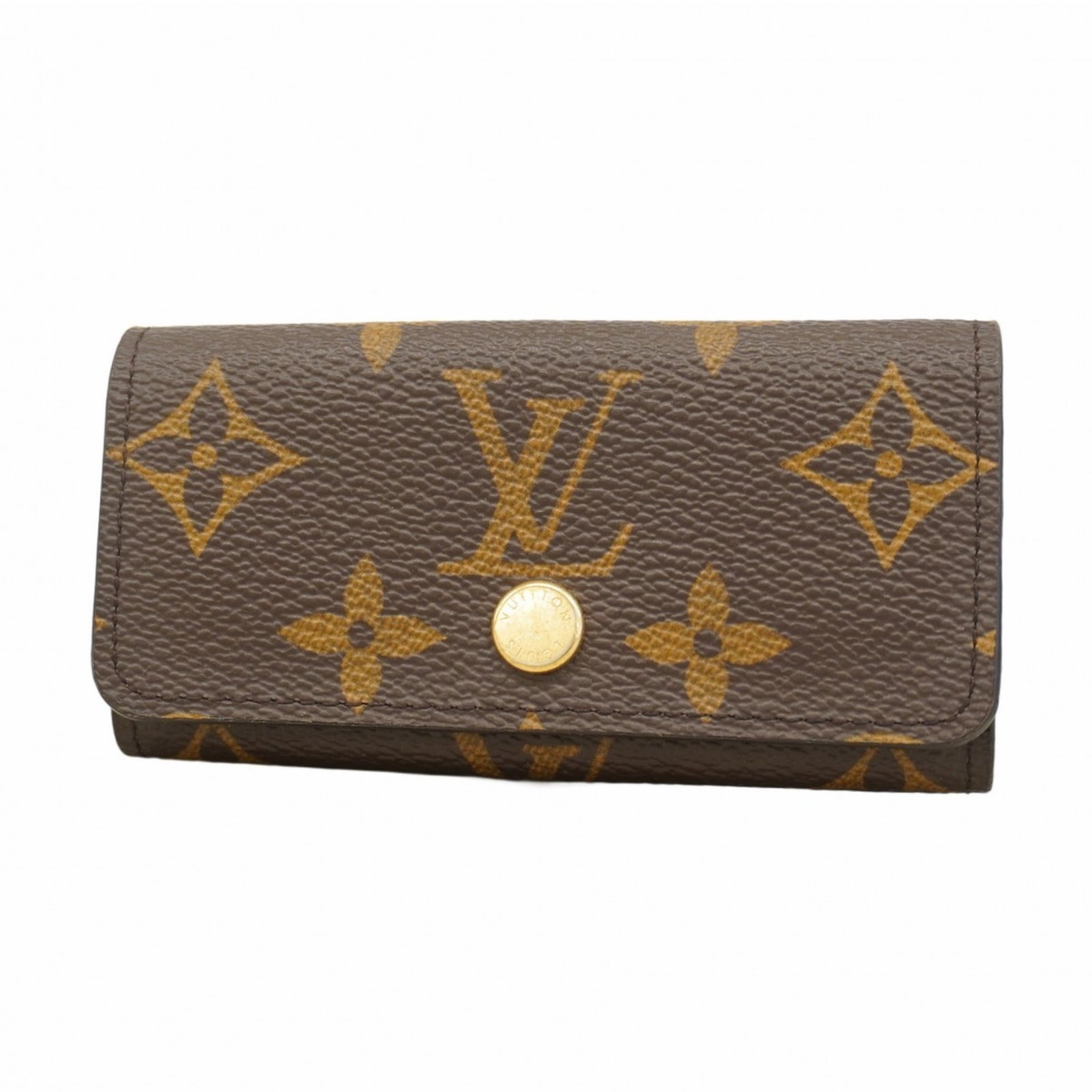 Louis Vuitton Monogram Multicle 4 Key Case M69517 Brown for Men and Women