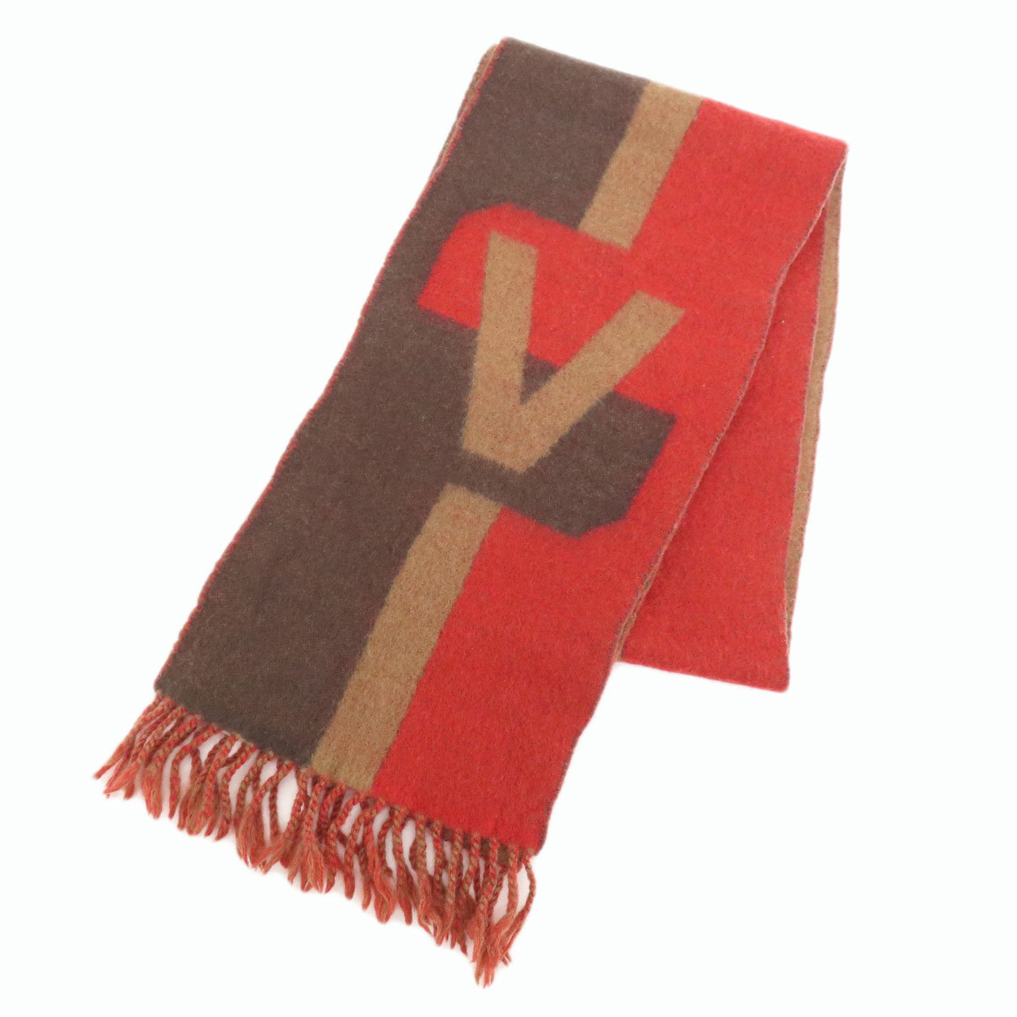 Louis Vuitton Echarpe V Histric Scarf Wool/Cashmere Women’s LOUIS VUITTON
