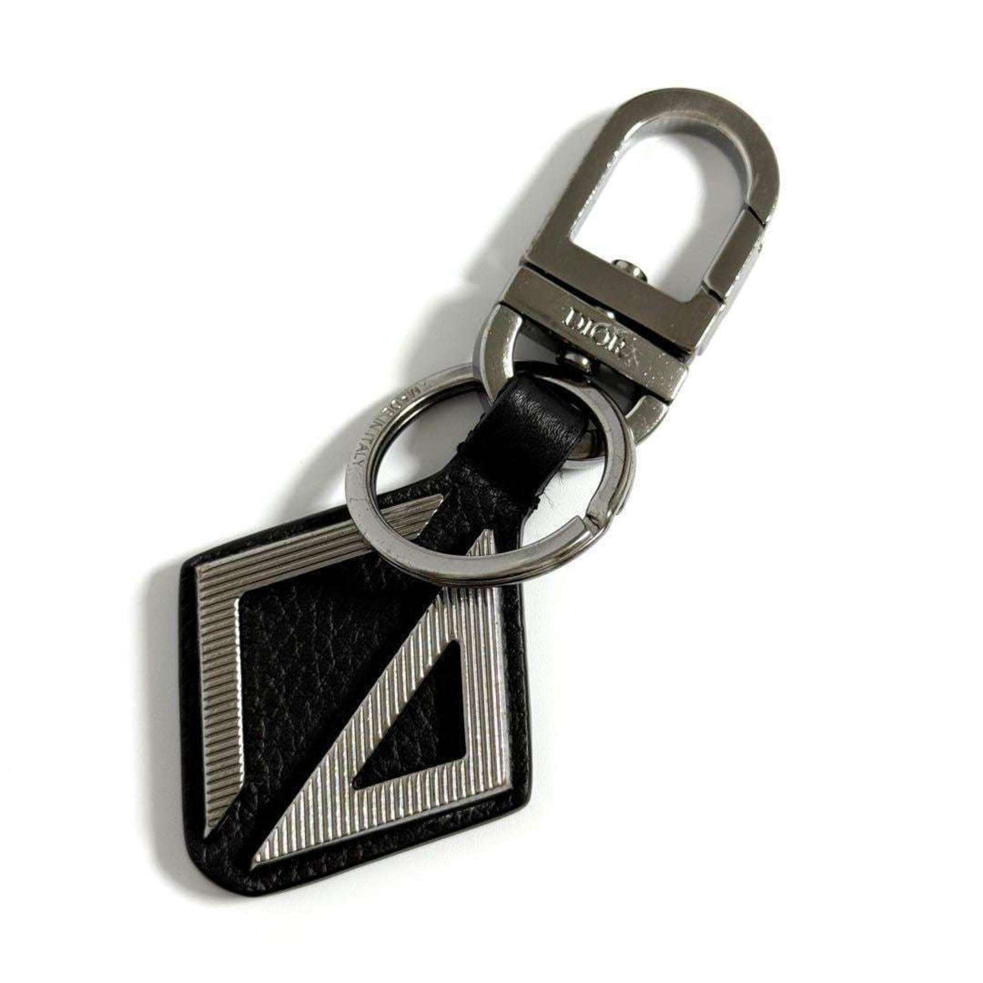 Christian Dior Dior Men’s Key Holder Ring CD Diamond D-Touch