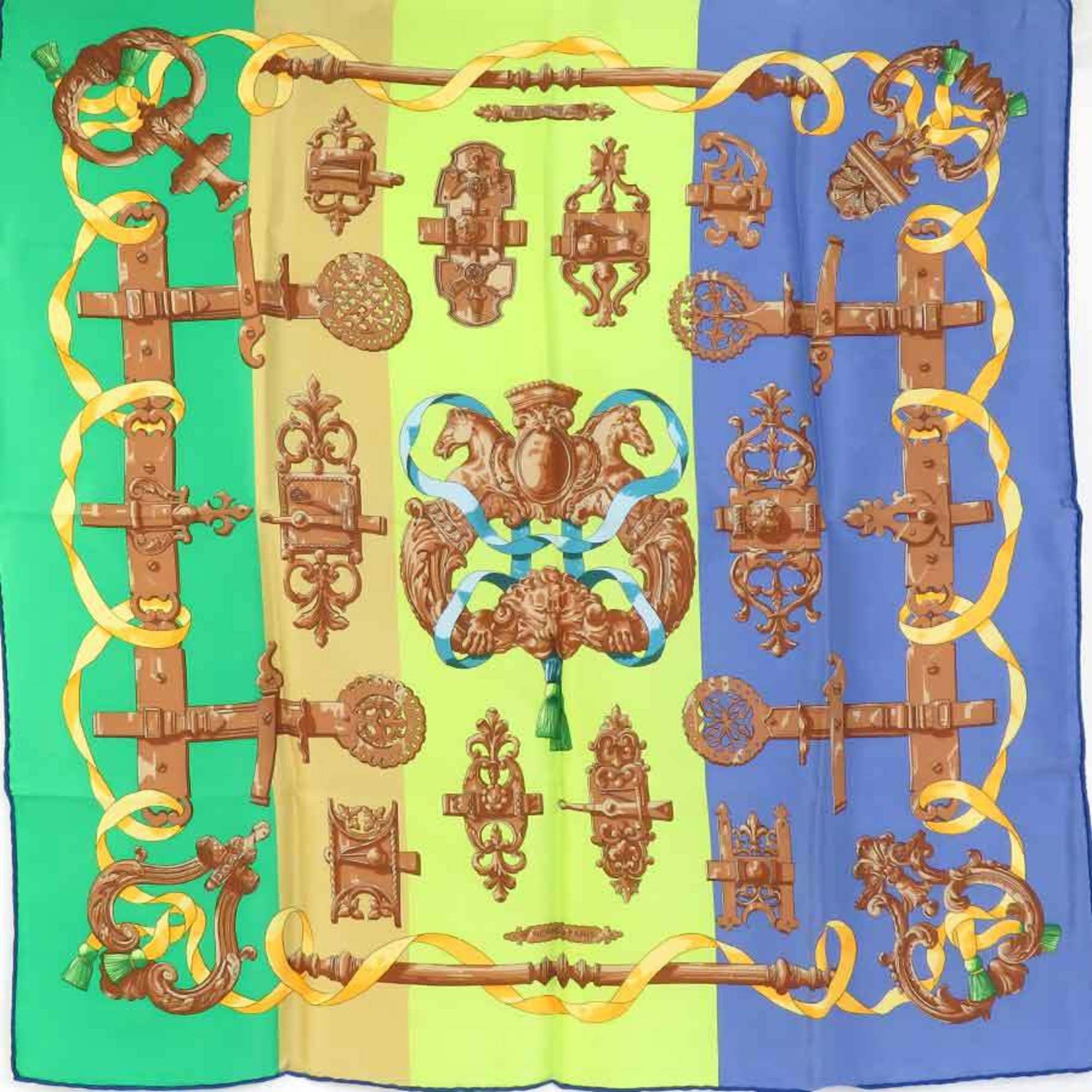 Hermes FERRONNERIE Scarf, Silk, Multicolor, Women’s, e60066a