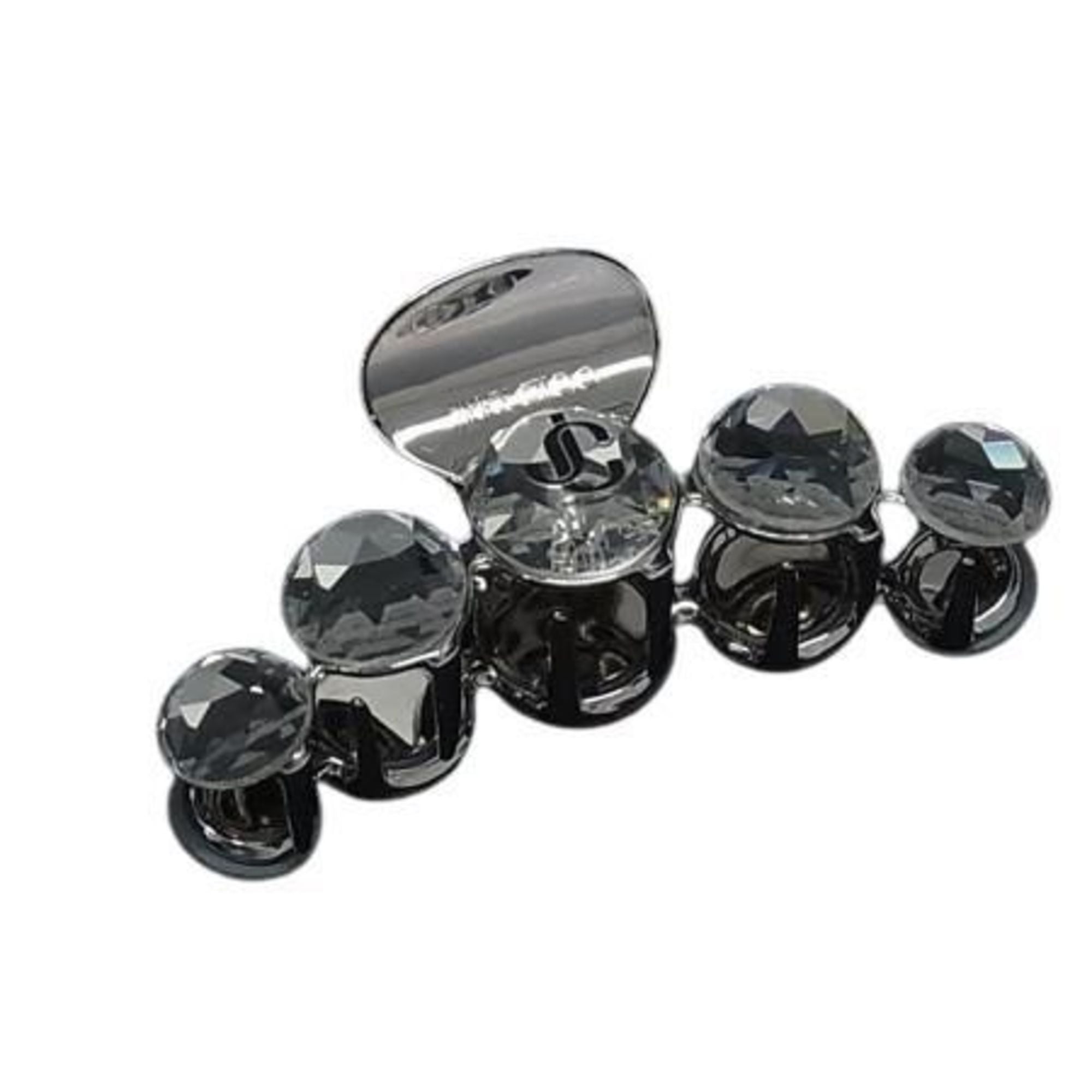 JIMMY CHOO Silver Crystal Claw Hair Clip, Metallic, for Women, Silver, CLAWHAIRCLIPDCI