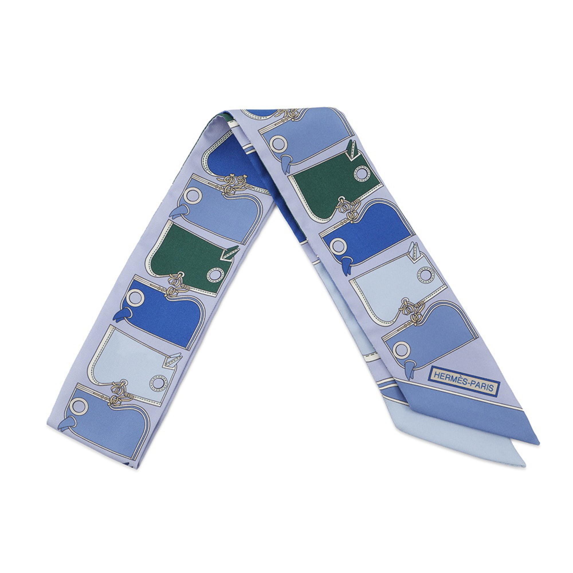 Hermes HermÃ¨s Twilly Silk Twill Camails Scarf/Muffler 2019