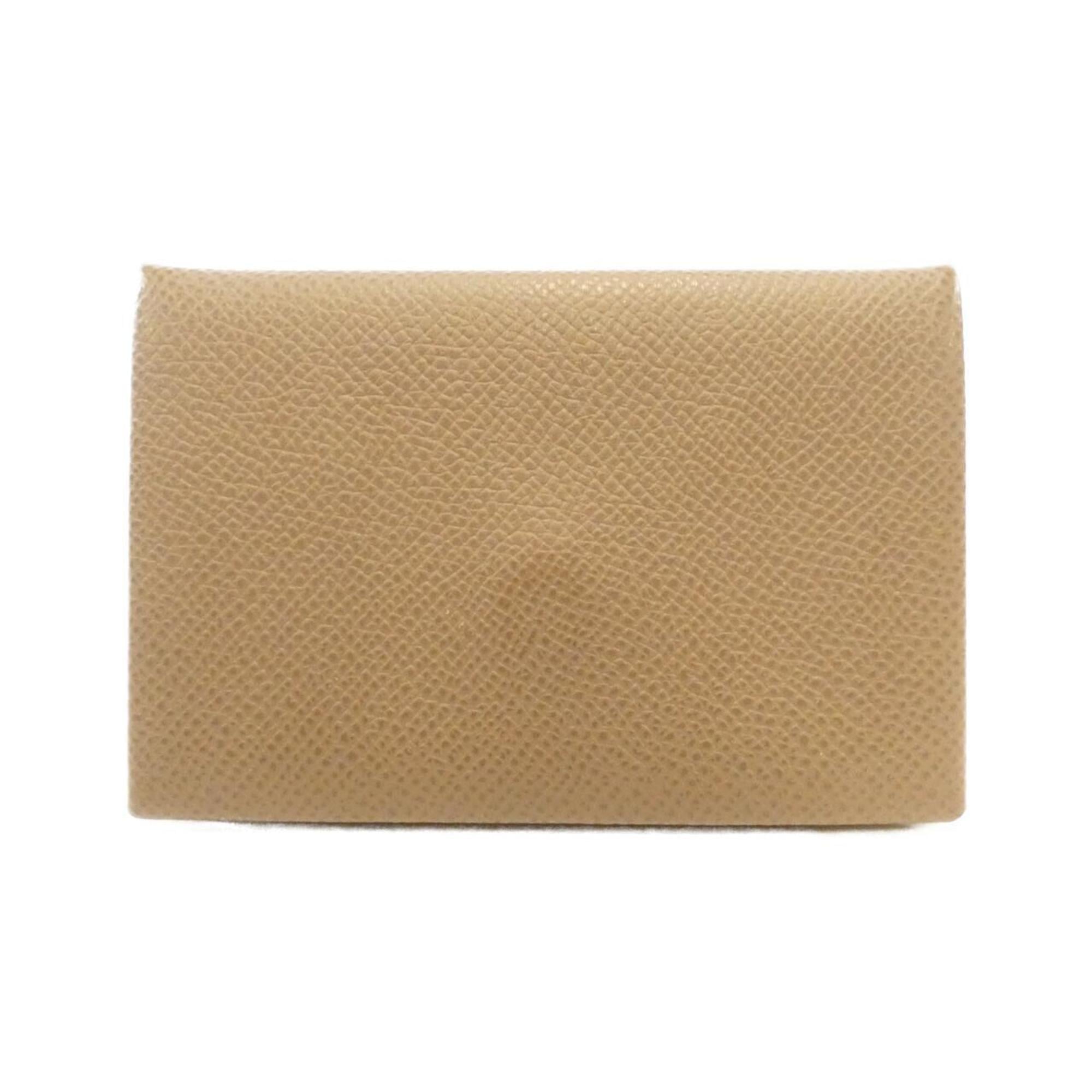 Hermes HermÃ¨s Calvi 044164CK Business Card Case