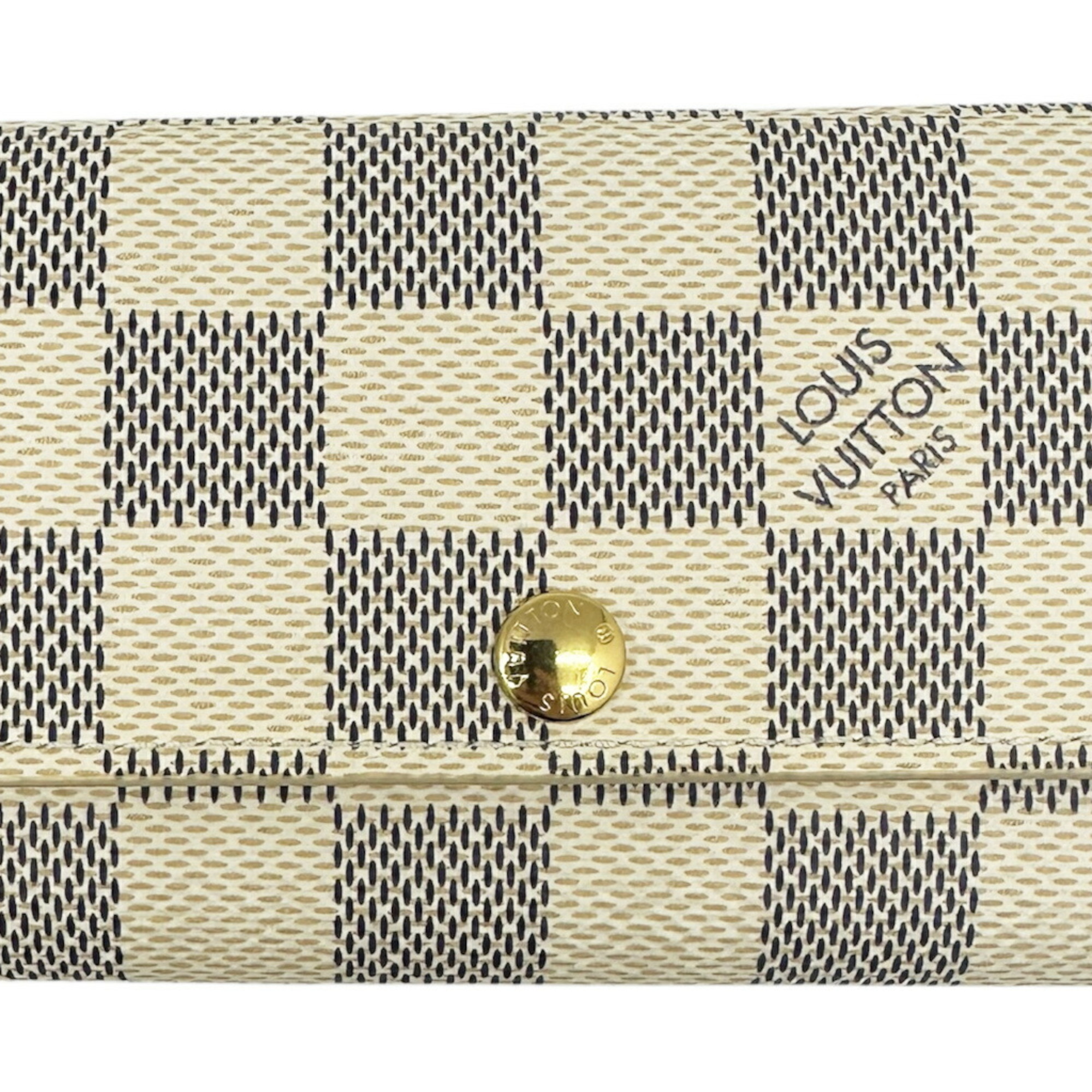 LOUIS VUITTON Damier Azur Multicle 6 White N61745 Women’s and Men’s Key Case Rings