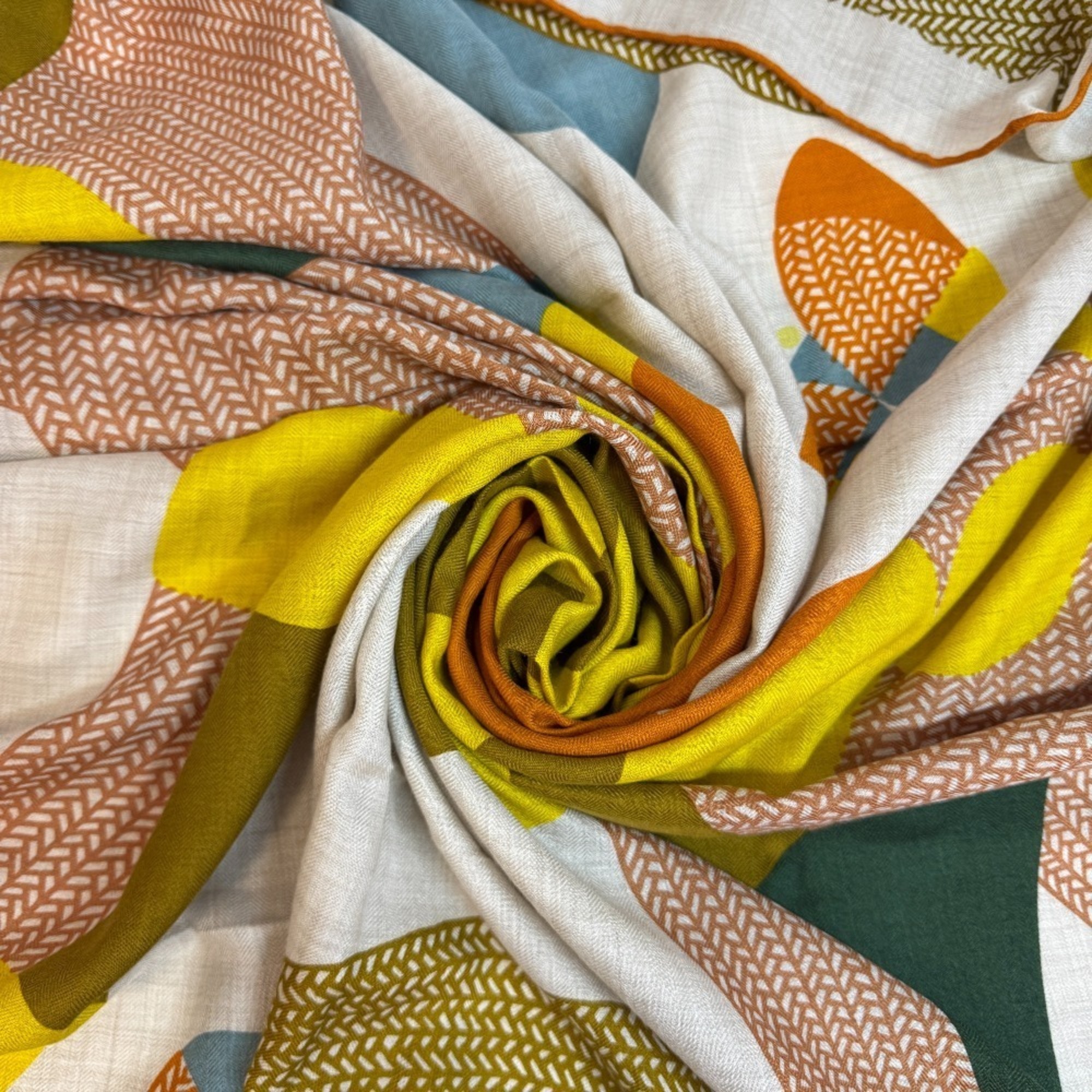 HERMES Mon Premier Galop Carre Jean scarf/muffler, beige, unisex, Z0014194