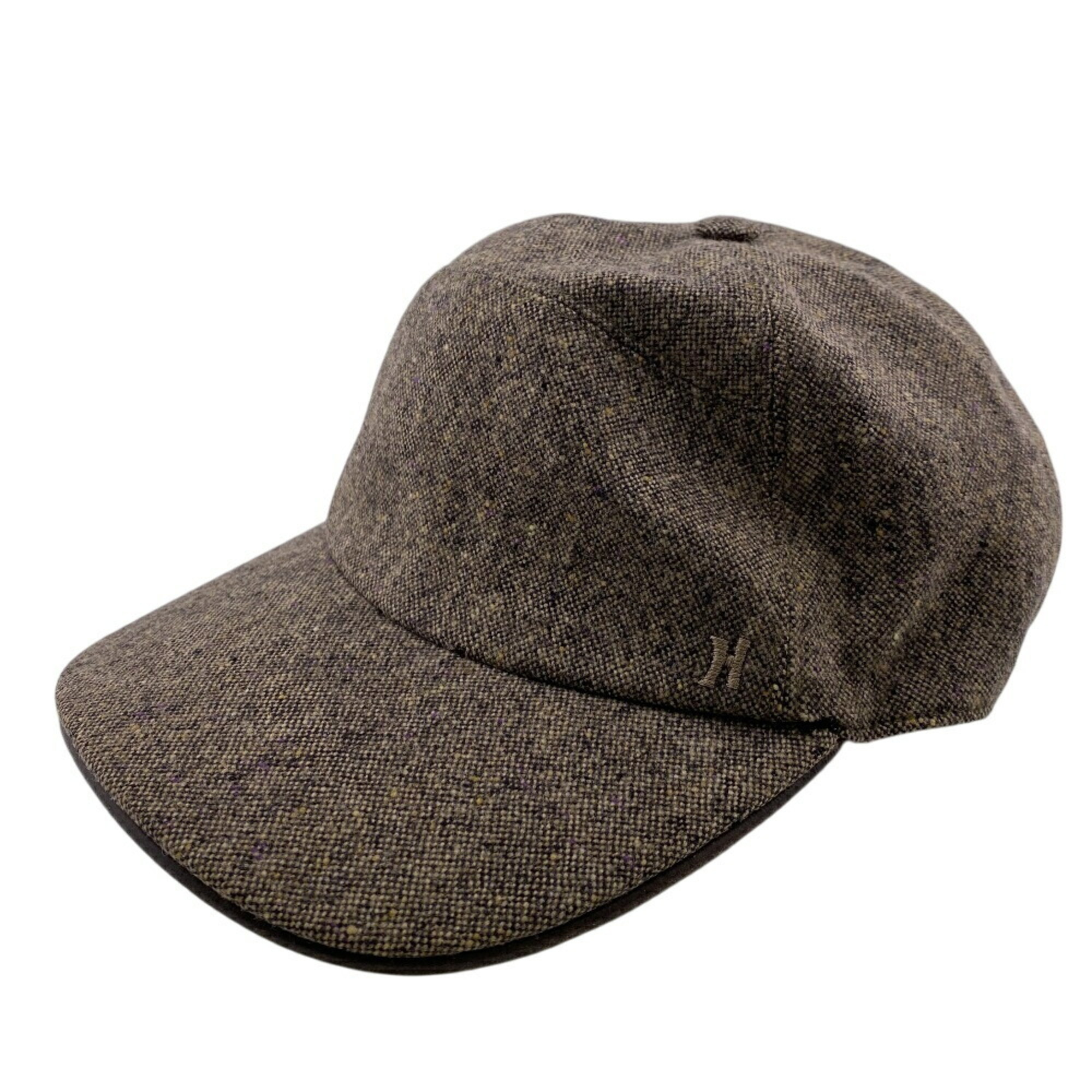 HERMES Hermes Cap Brown