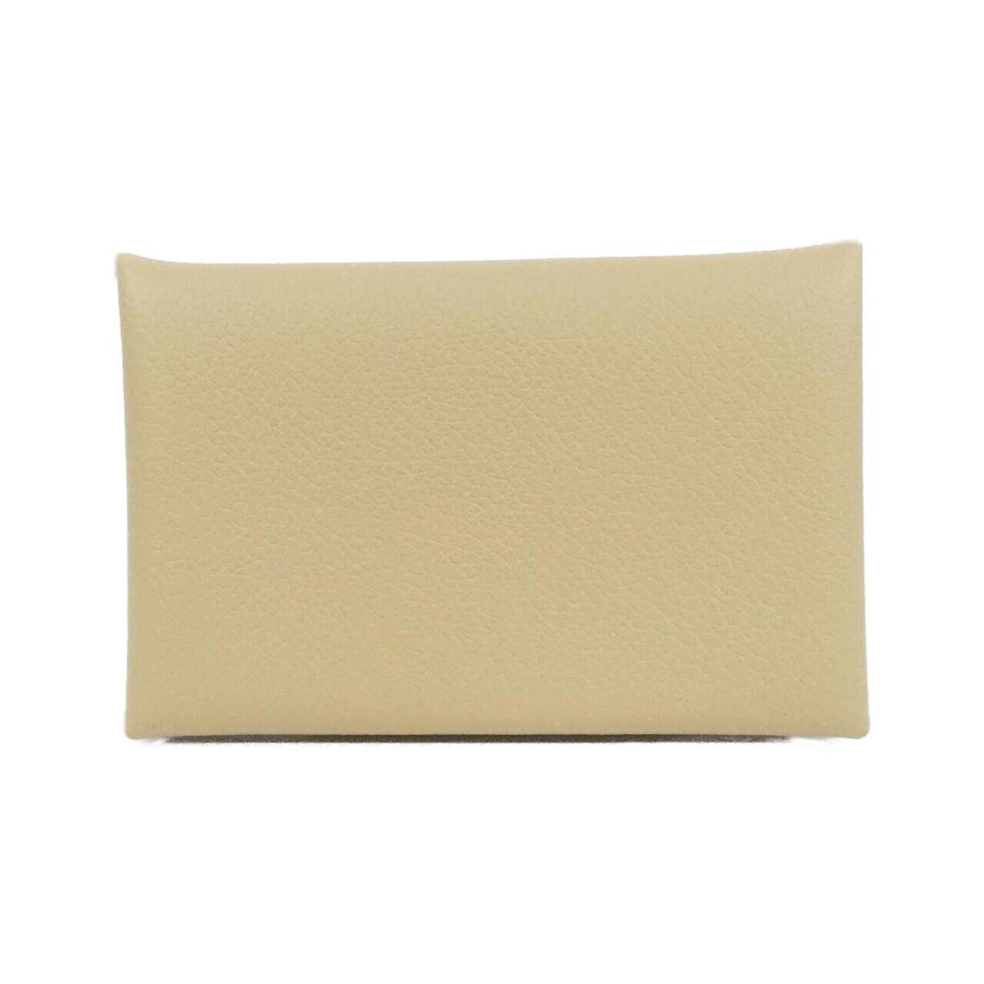 Hermes HermÃ¨s Calvi 064954CK Business Card Holder/Card Case