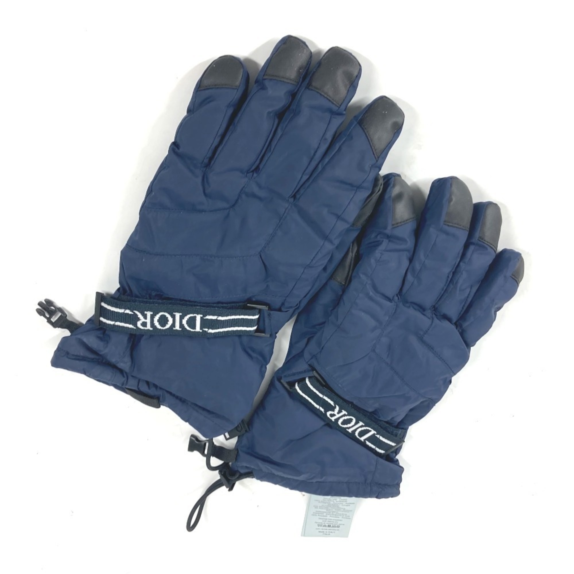 Christian Dior Dior 113C901A0459 Snowboard Ski Gloves Polyamide Men’s Navy