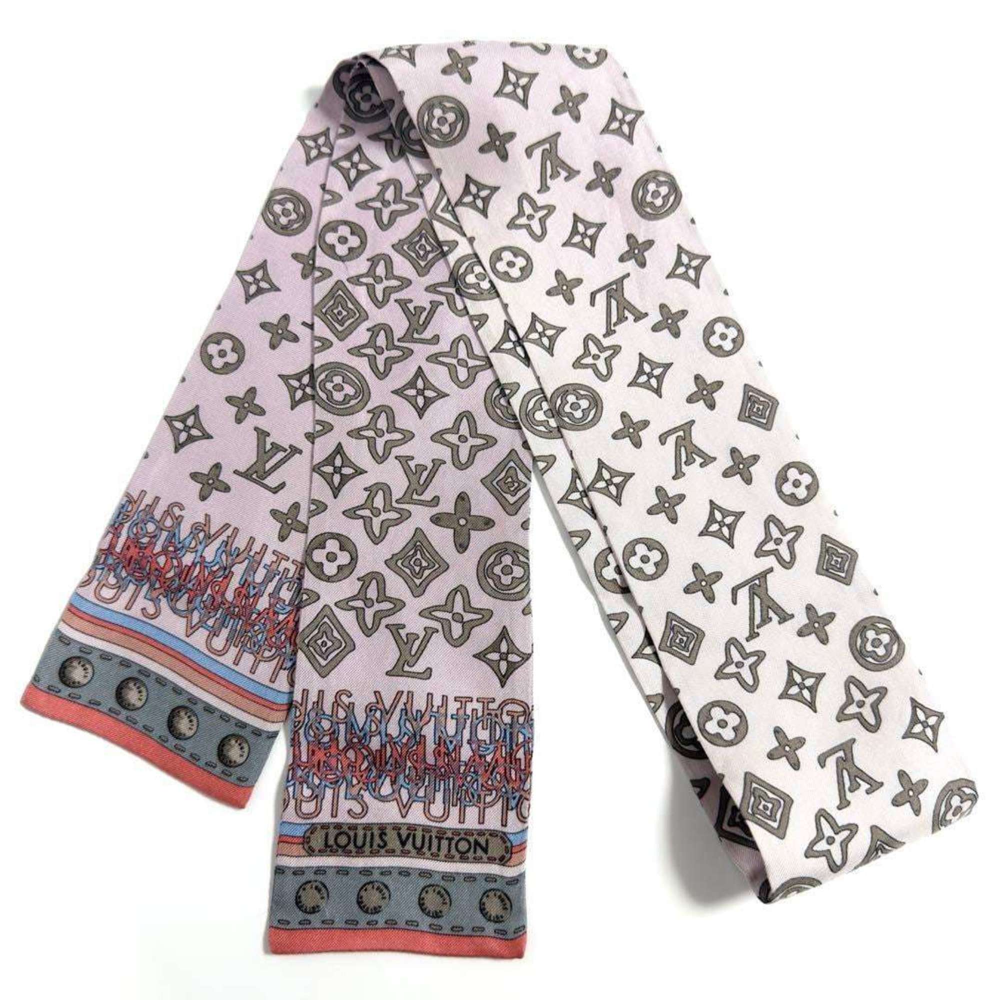 Louis Vuitton Women’s Scarf Bandana Bandeau Monogram Map