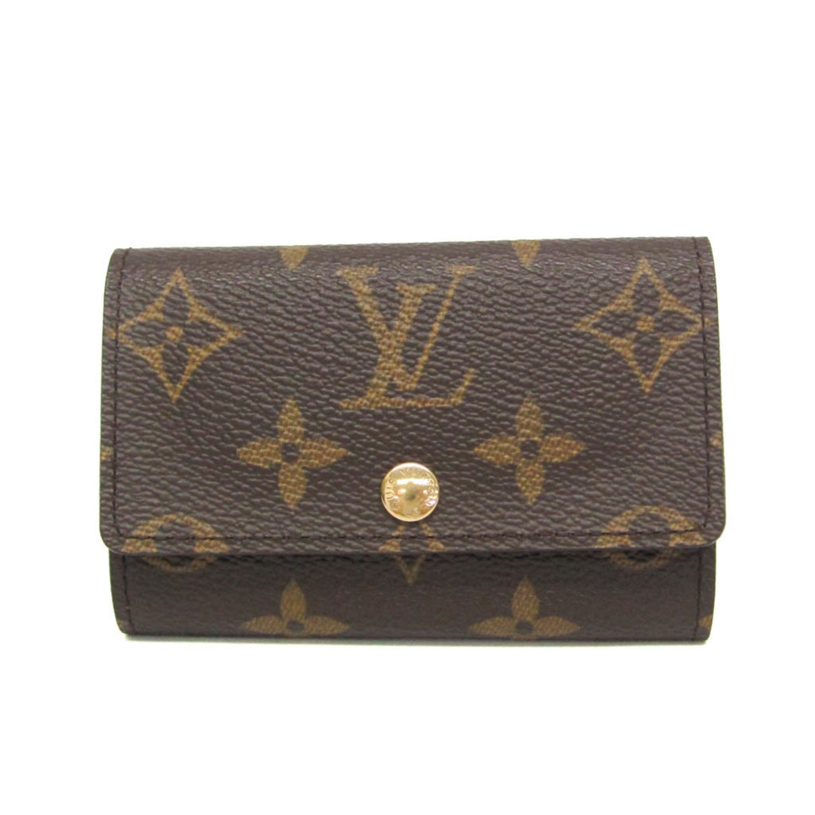 Louis Vuitton Monogram Key Holder 6 M62630 Men,Women Monogram Key Case Brown