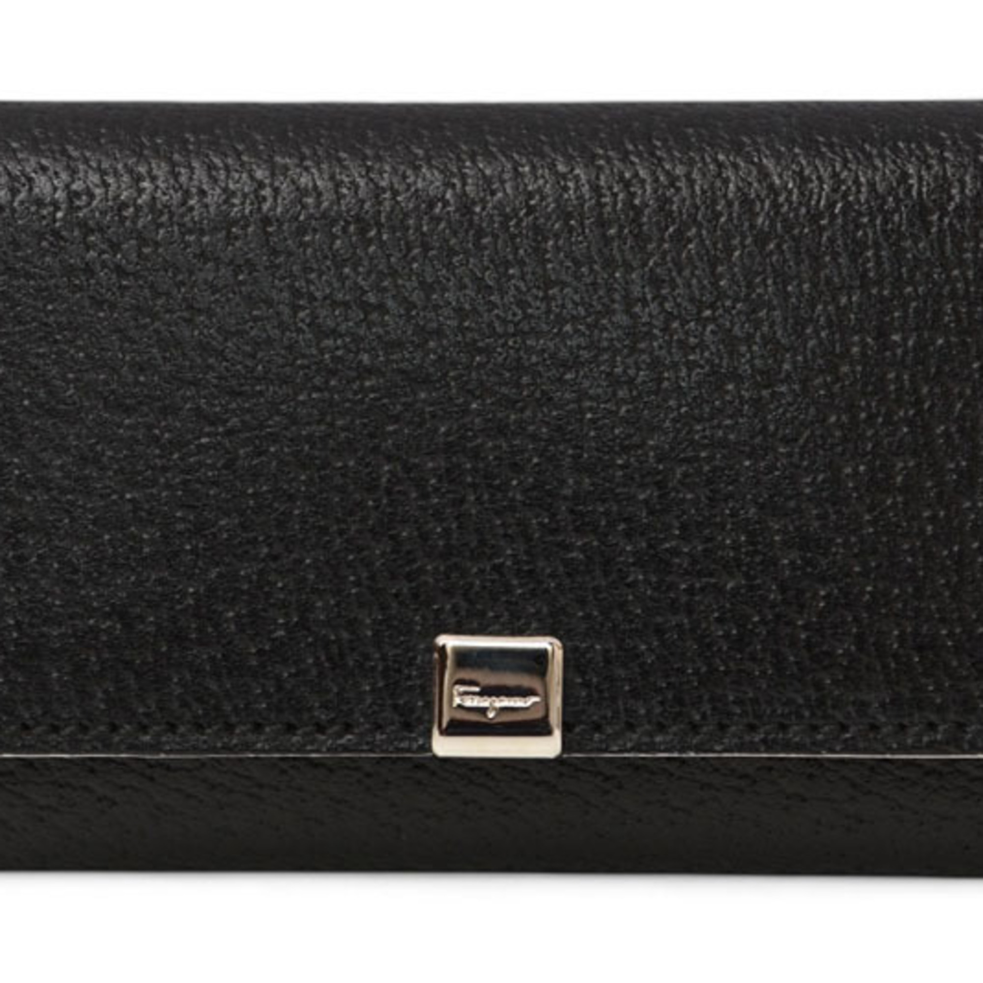 Unused Salvatore Ferragamo key case/key holder in black leather