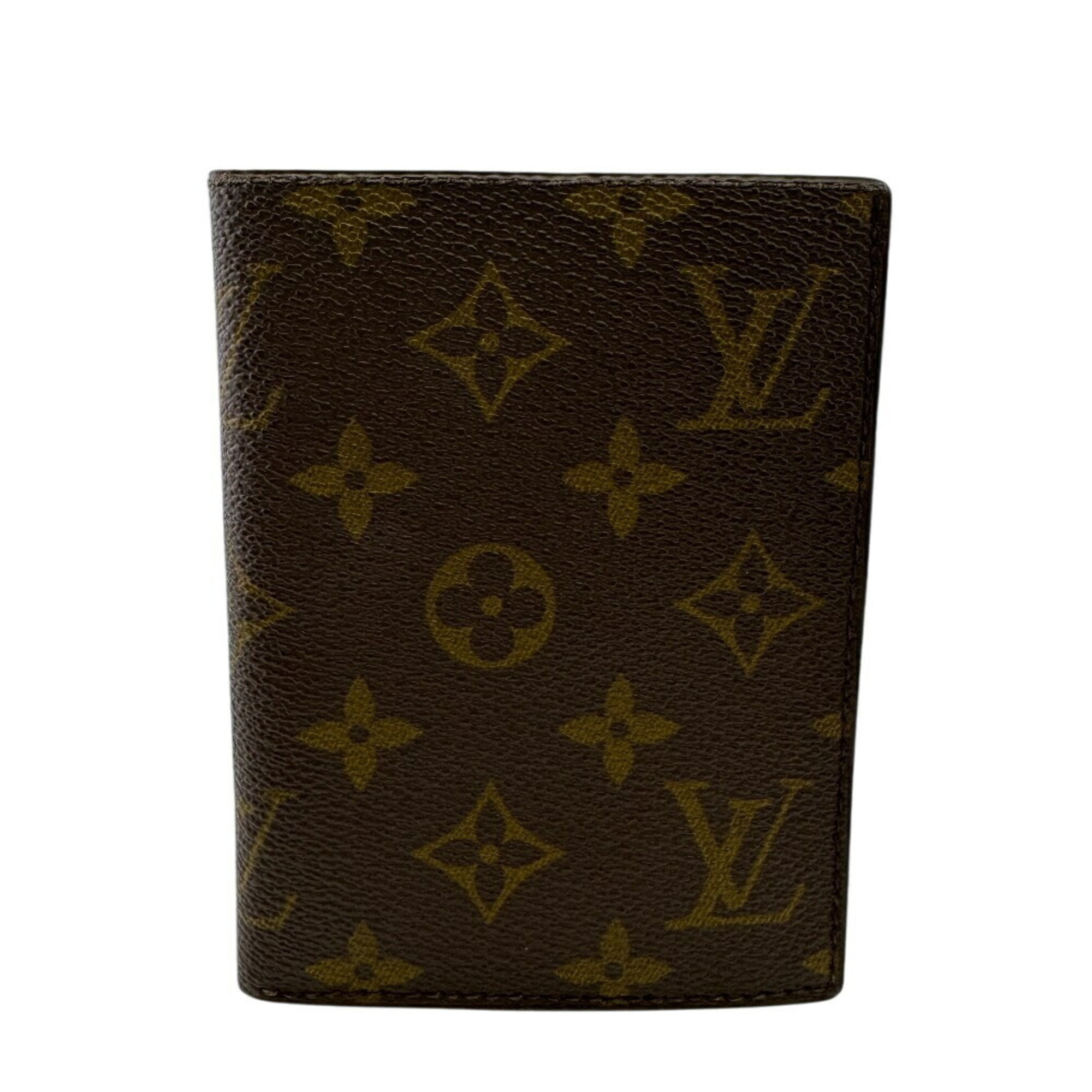 LOUIS VUITTON Louis Vuitton Wallet, Billfold, Coin Case, Monogram Pass Brown, Unisex