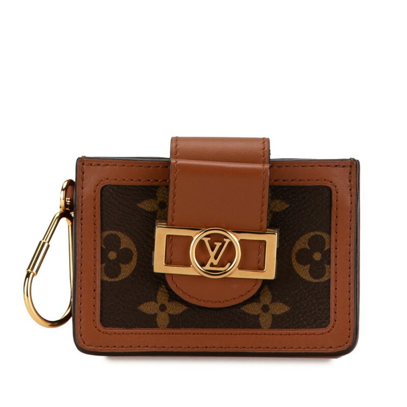 Louis Vuitton Monogram Reverse Dauphine Multicart Card Case M68751 Brown PVC Leather Women’s LOUIS VUITTON