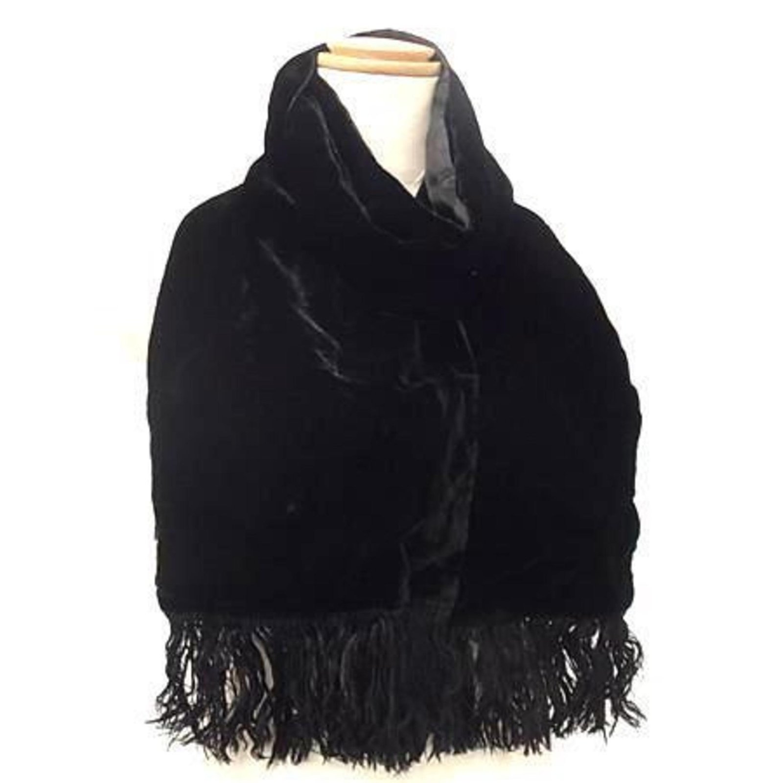 LOUIS VUITTON Monogram Echarpe Blue Black Scarf, 60% Rayon, 25% Cupro, 15% Silk, Women’s