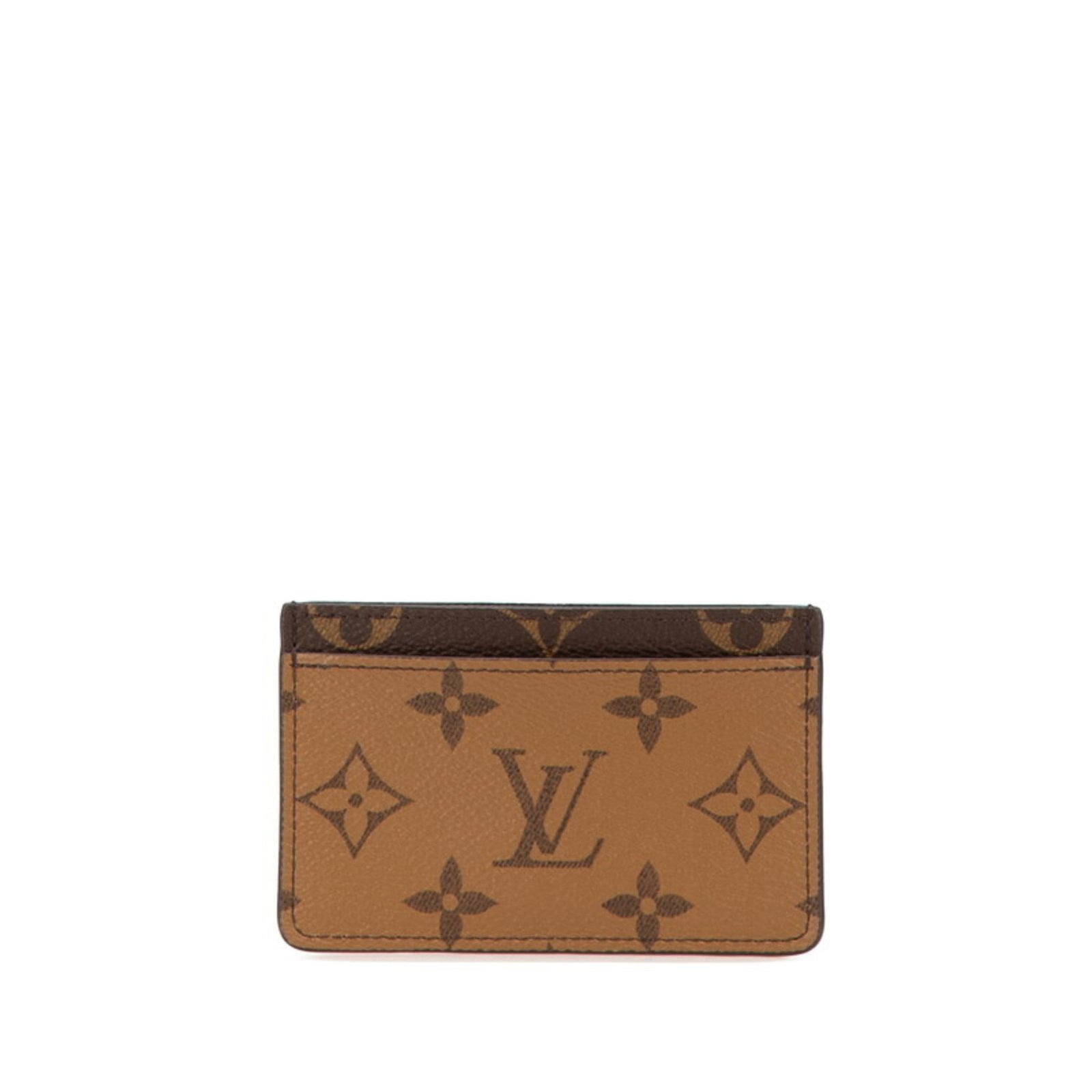 Louis Vuitton Monogram Reverse Porte Carte Sample Pass Case/Card Case M69161 Brown/Beige PVC Leather Women’s LOUIS VUITTON