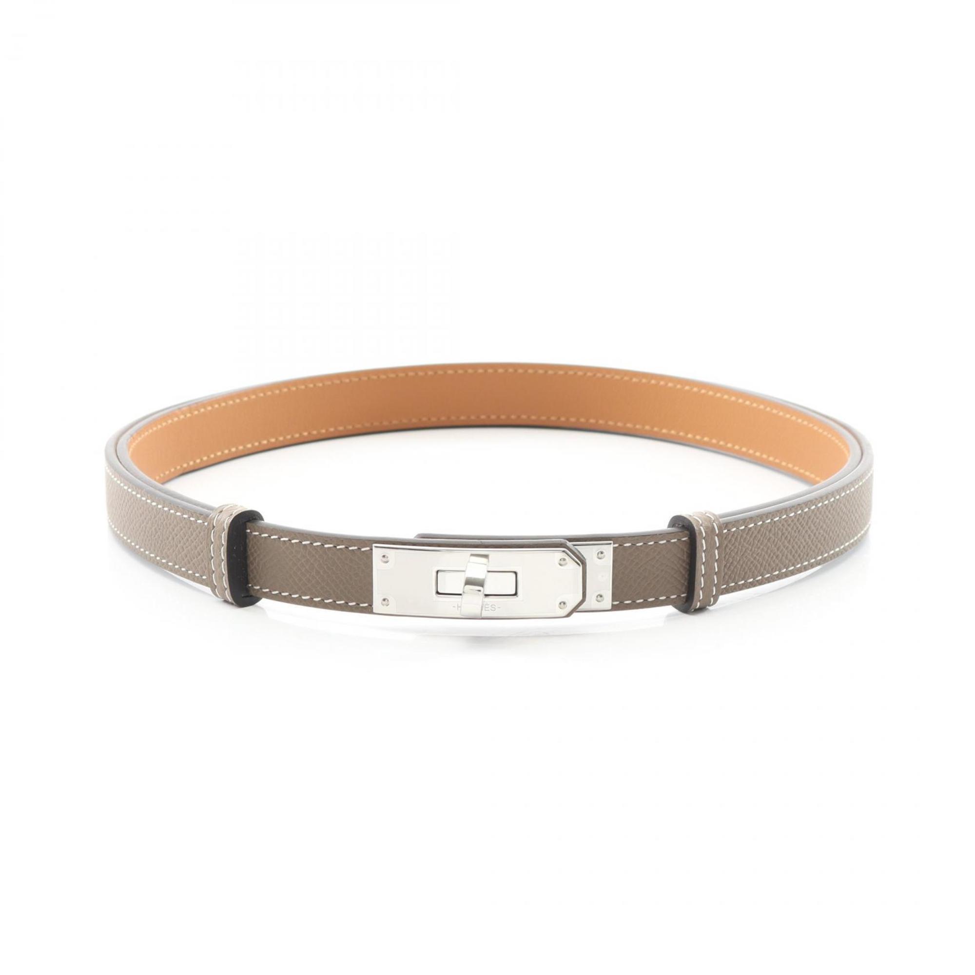 Hermes HermÃ¨s Kelly Belt, Leather, Epsom Women’s, Brown
