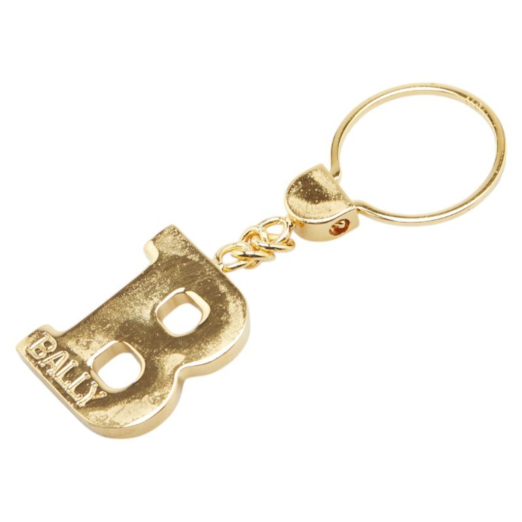 BALLY Keychain Charm, Gold Plated, Women’s