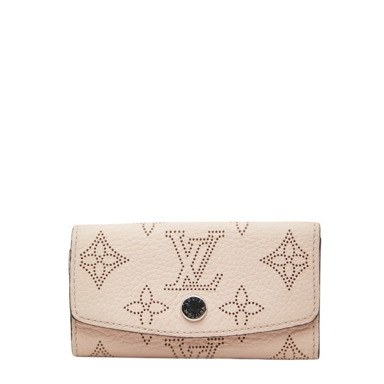 Louis Vuitton Monogram Mahina Multicle 4 Key Case, 4-Ring, M82760, Rose Jasmine Pink Leather, Women’s, LOUIS VUITTON
