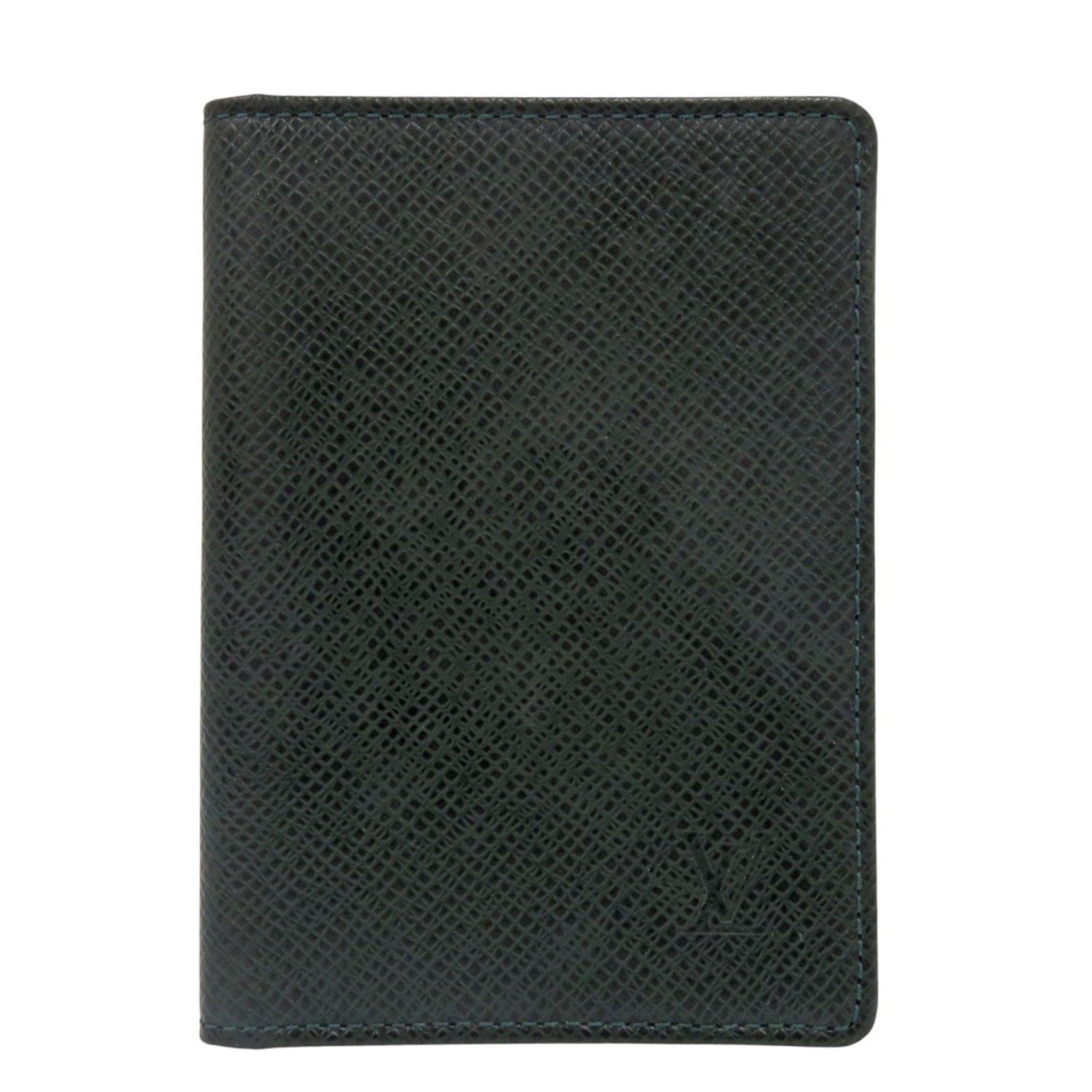 Louis Vuitton Porte 2 Cult Vertical M30494 Taiga Episea Pass Case Green 1121 LOUIS VUITTON