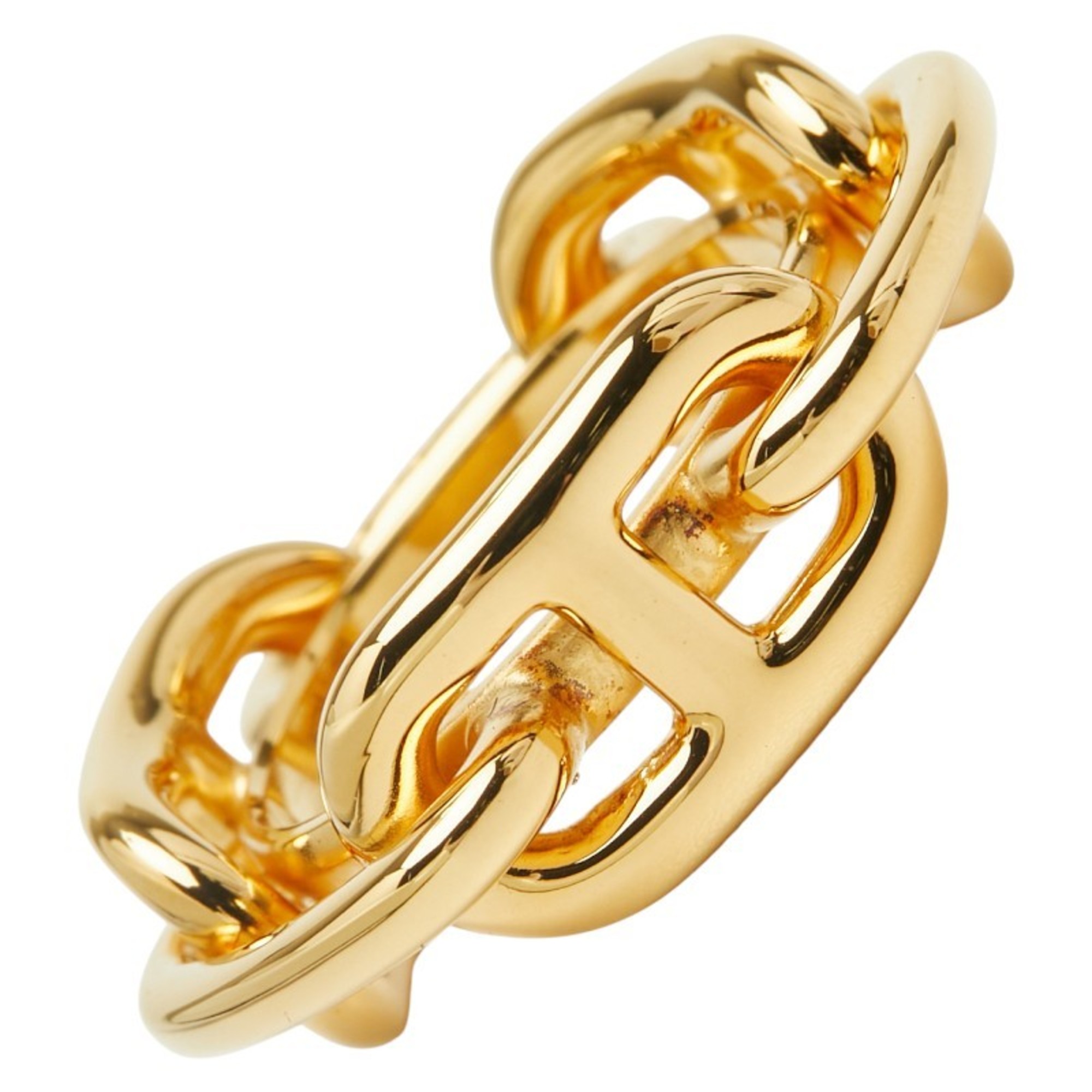 Hermes Chaine d’Ancre Scarf, Muffler and Ring, Gold Plated, Women’s, HERMES