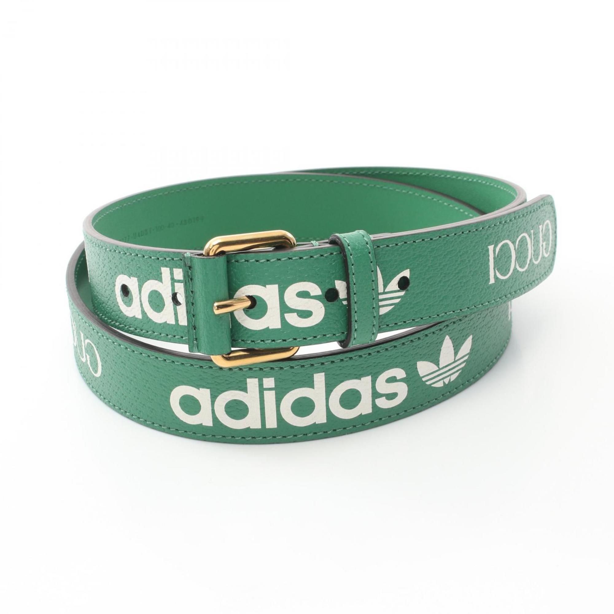 GUCCI x adidas Belt Clothing Leather Women’s Green White 702277