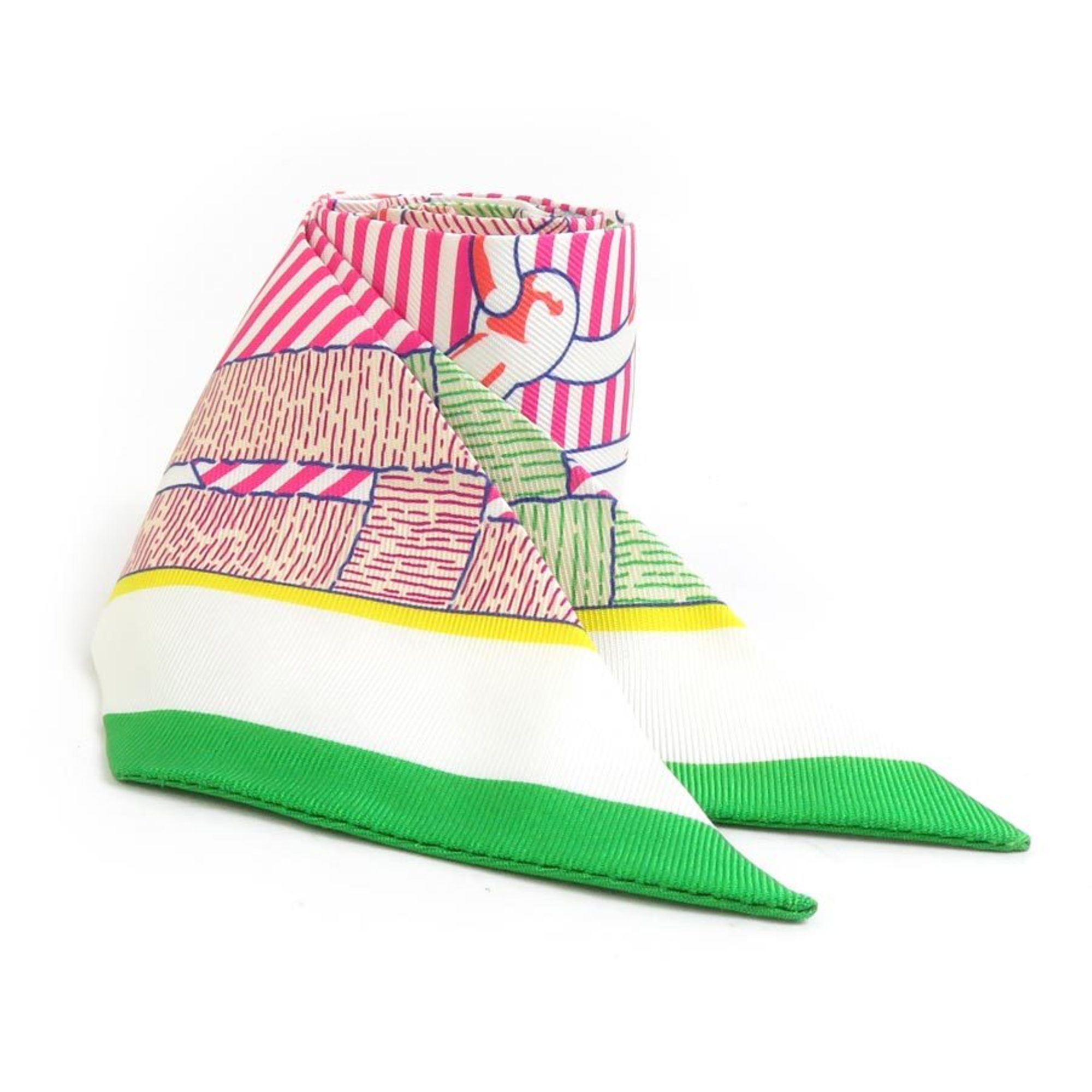 Hermes HERMES Scarf/Muffler Twilly Silk Multicolor Women’s h31046g