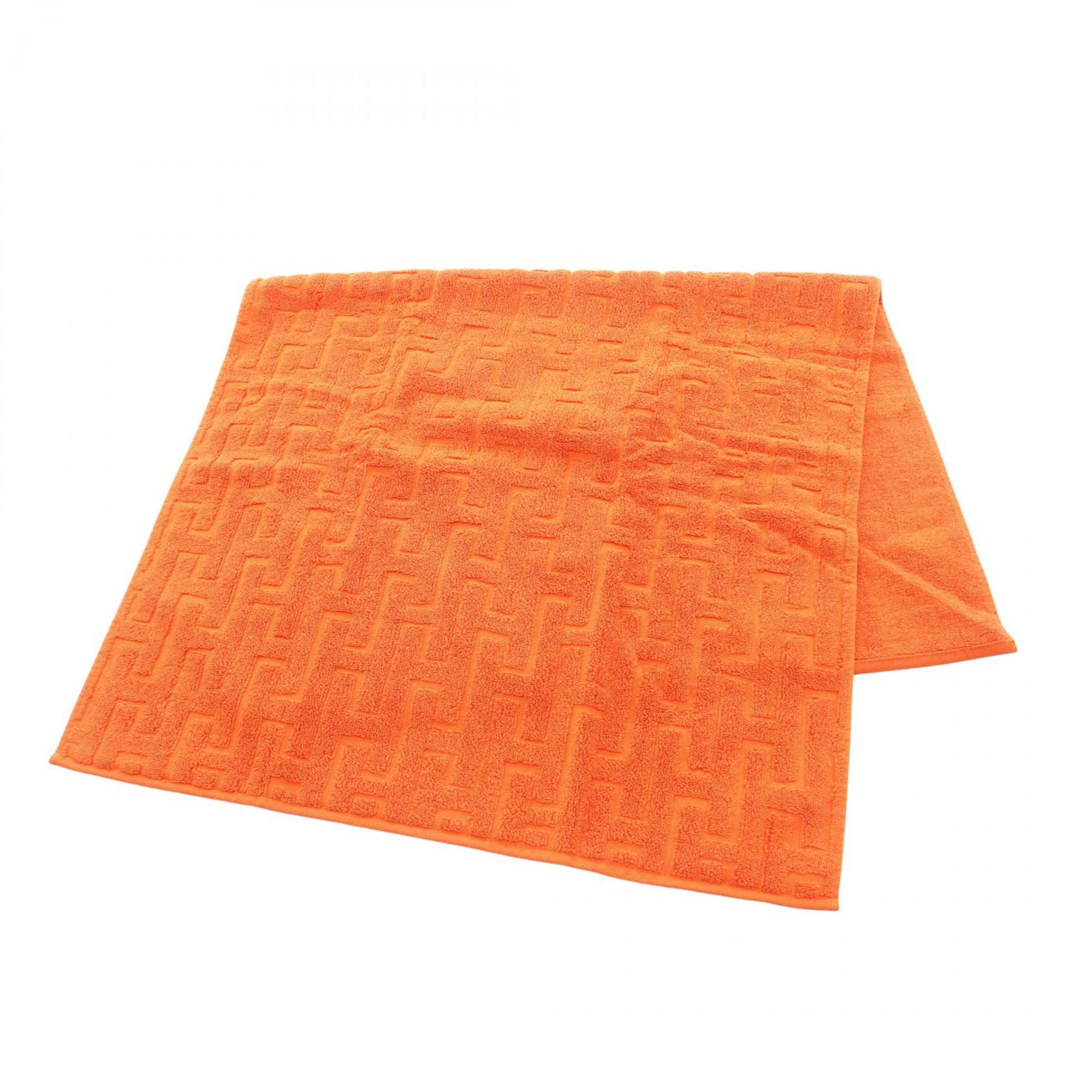 Hermes HermÃ¨s guest towel, Stairs cotton, women’s, orange