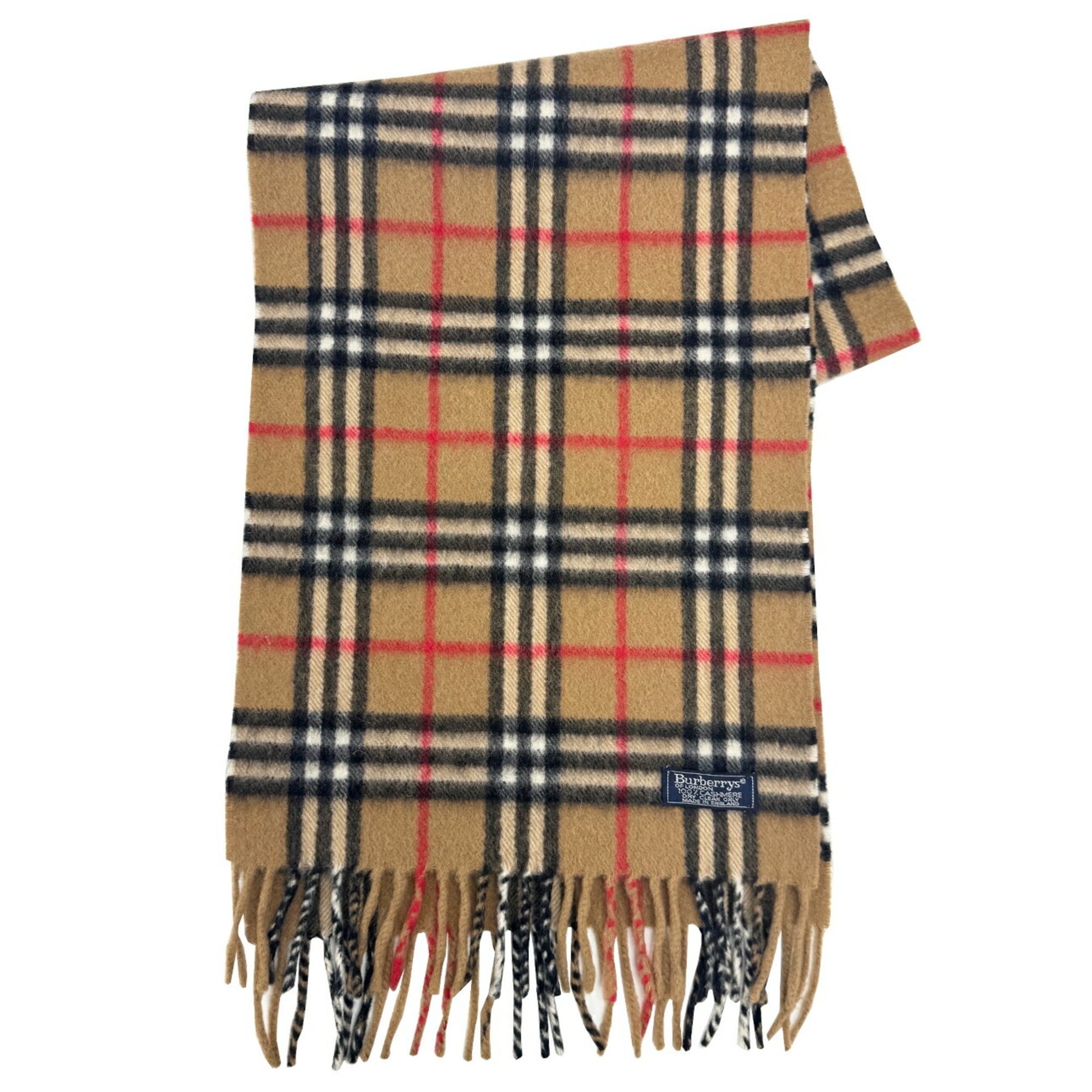 BURBERRY Nova Check Scarf/Shawl for Men and Women in Beige, Black, Red, Cashmere