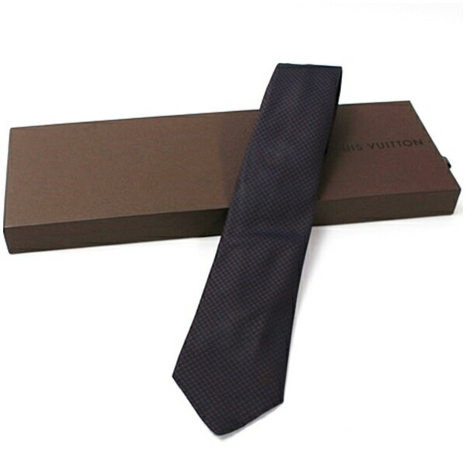Louis Vuitton Silk Tie Damier Pattern LOUIS VUITTON Men’s