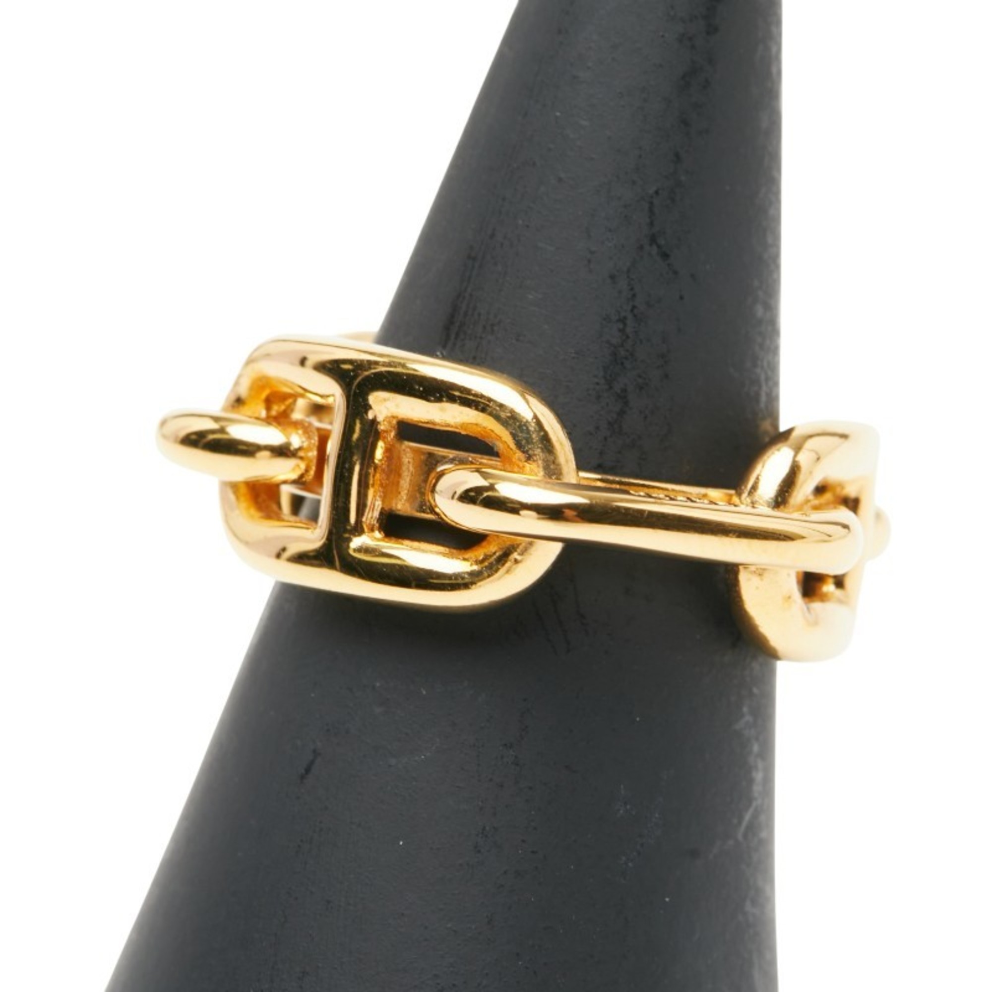 Hermes Lucade Chaine d’Ancre scarf muffler ring gold plated women’s HERMES