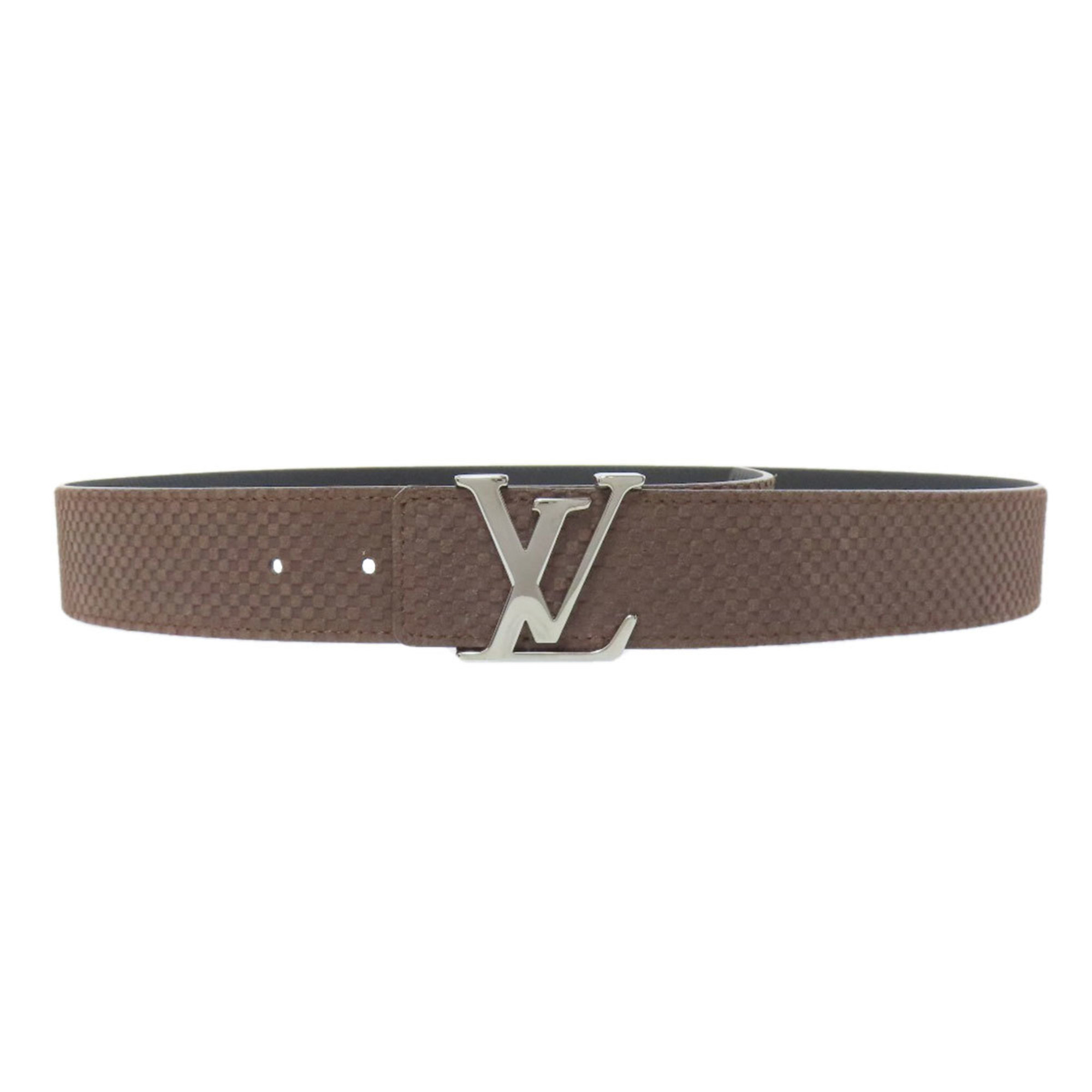 Louis Vuitton M6876 Santur Initial Belt Leather Suede Men’s LOUIS VUITTON