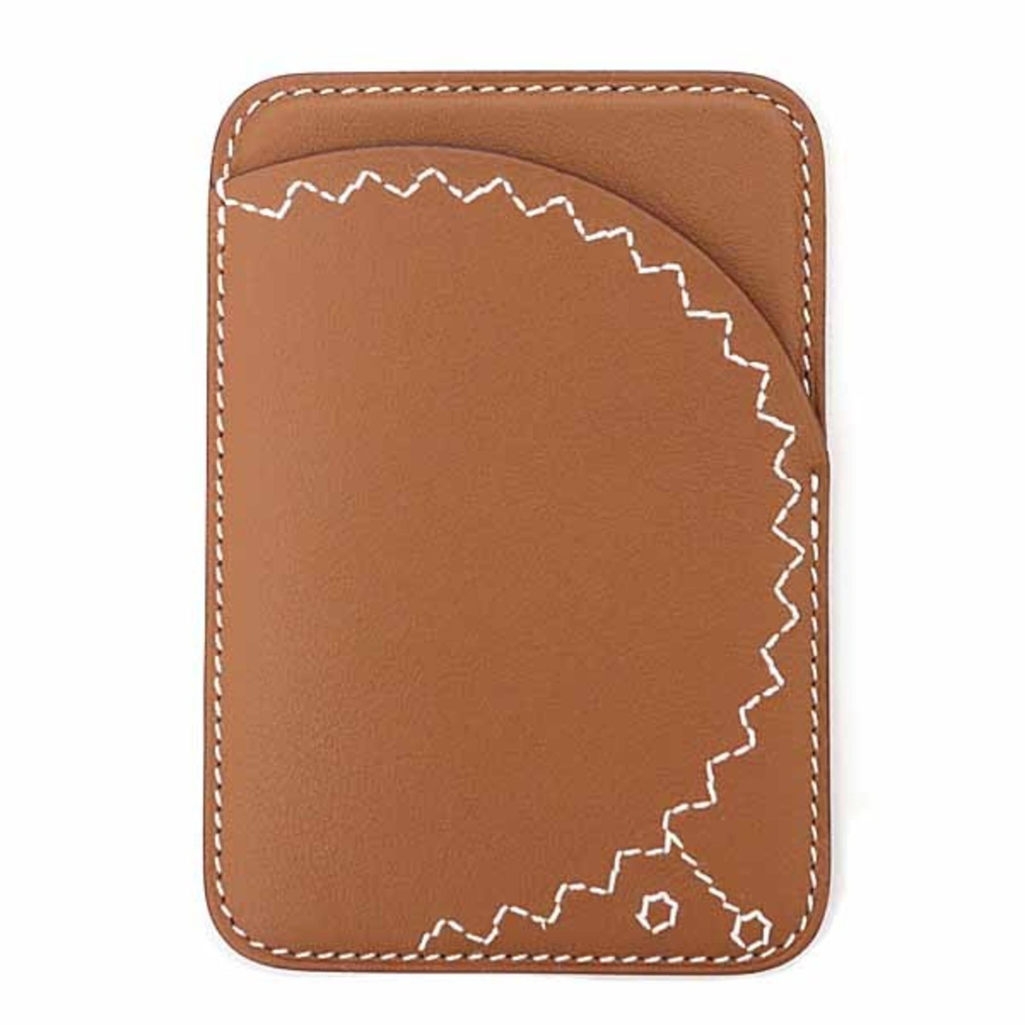 Hermes HERMES Card Case “MagSafe” Eman “Elisson” Hedgehog Business Holder Leather B Stamp (Made in 2023) Brown