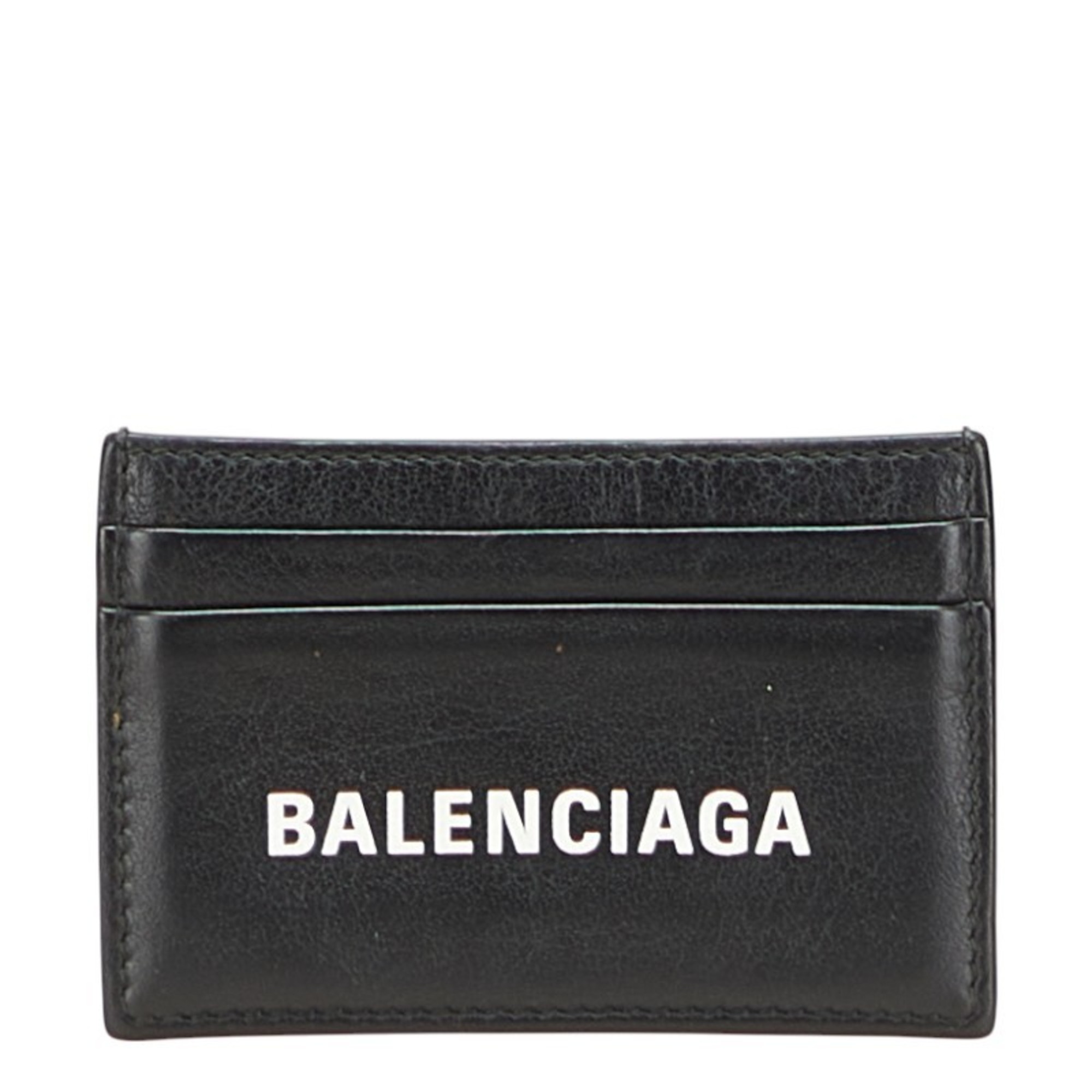 Balenciaga Everyday Card Case 505054 Black Leather Women’s BALENCIAGA