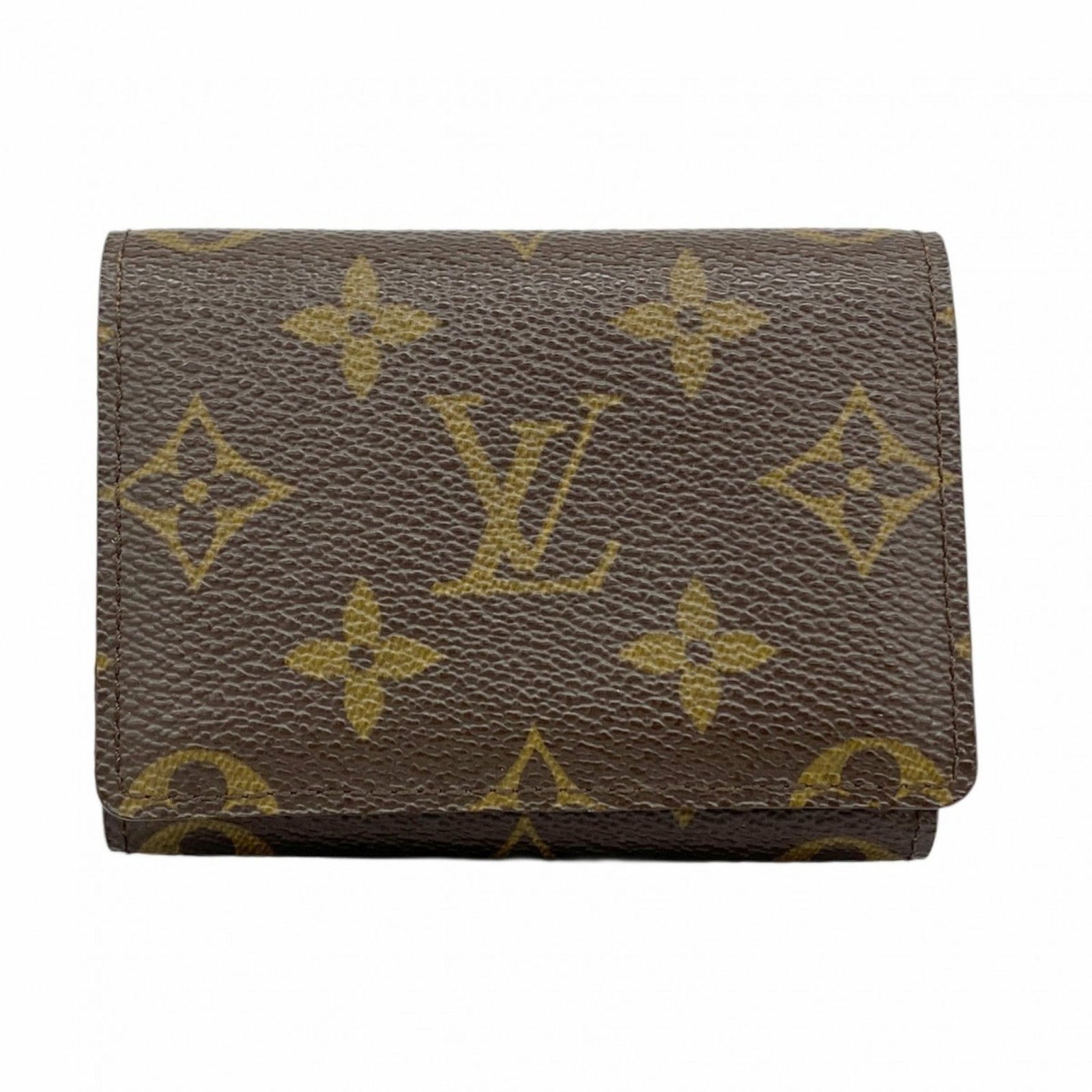 Louis Vuitton Monogram Envelope Carte de Visite Business Card Case M62920 Brown for Men and Women
