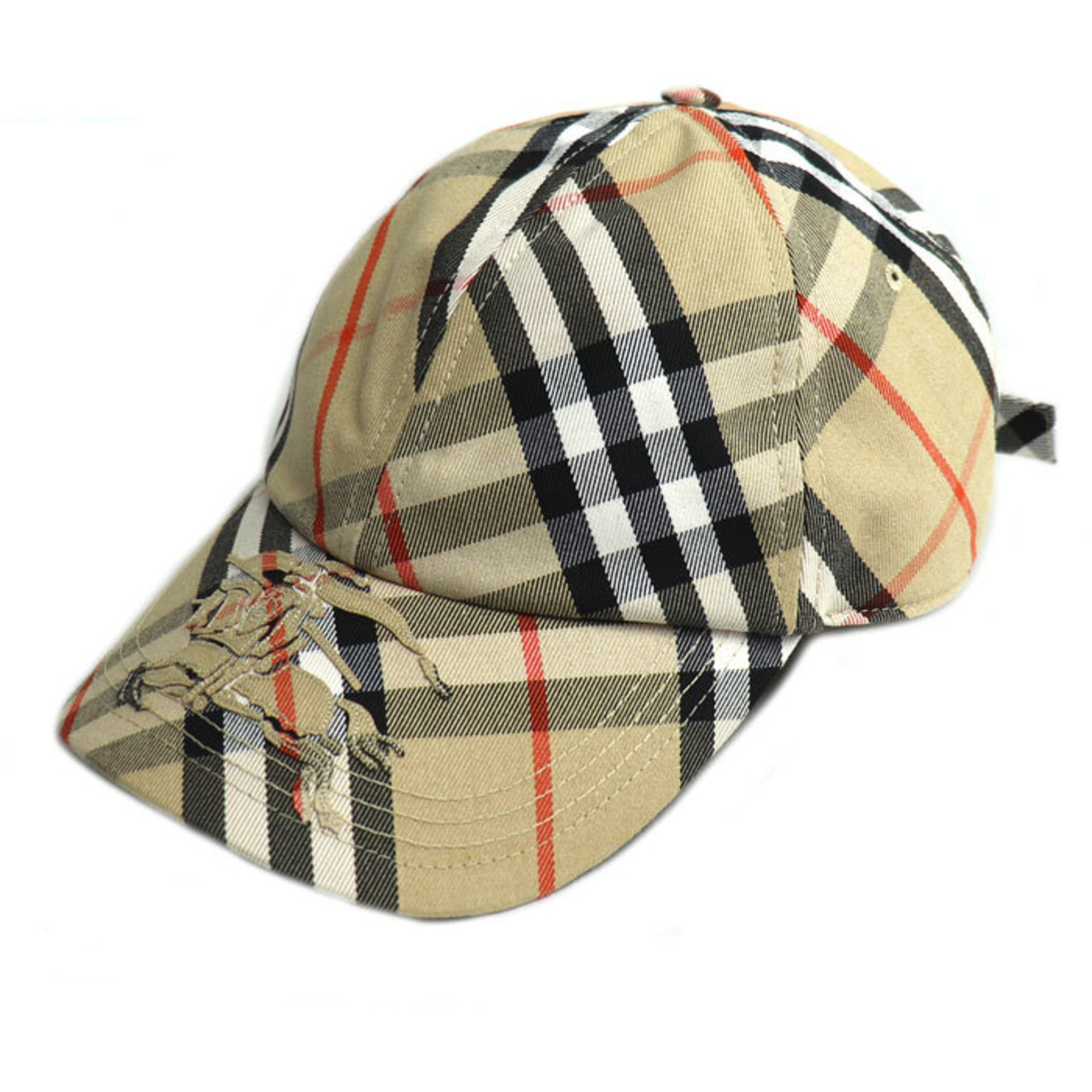 BURBERRY Nova Check Cap, Beige, Size L, 8085723, Unisex