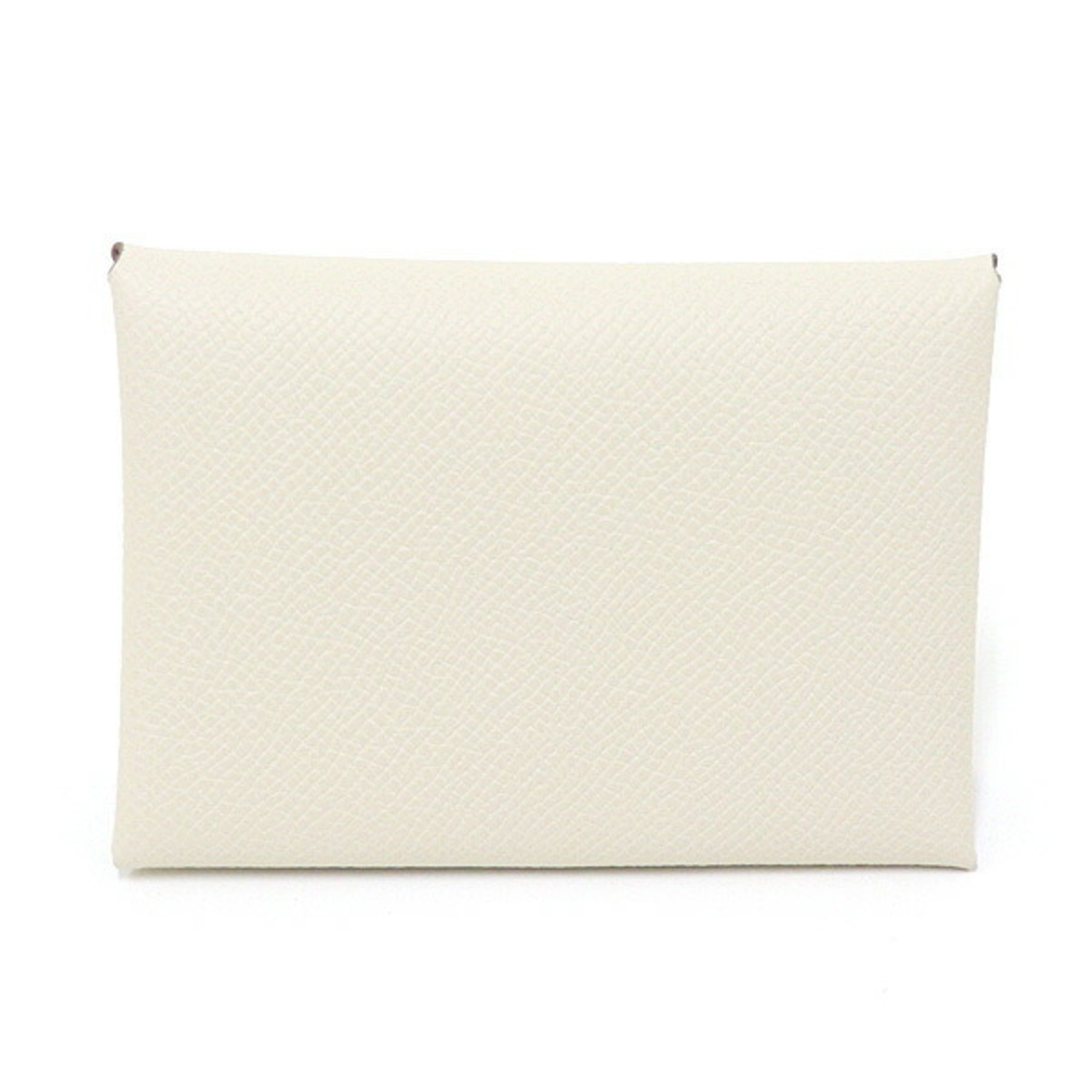 Hermes Calvi Duo Epsom Leather ClÃ© x Rouge Ladieu K Stamp (Made in 2025) Card Case Unused