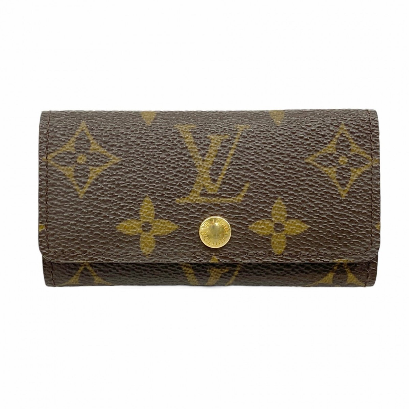 Louis Vuitton Monogram Multicle 4 Key Case M69517 Brown for Men and Women