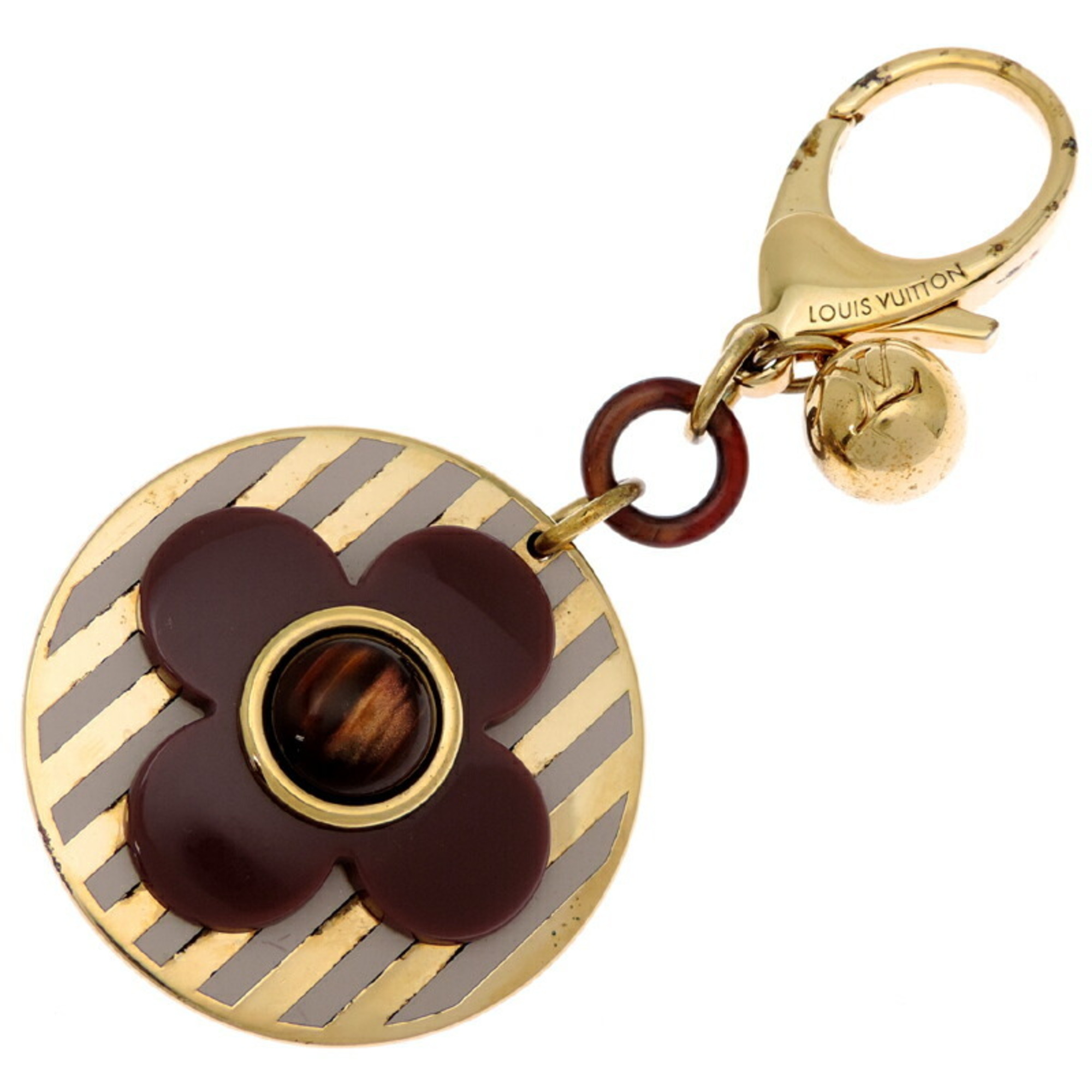 Louis Vuitton Bijoux Sac Monogram Rayure Women’s Keychain M66464 ( ) GP Purple