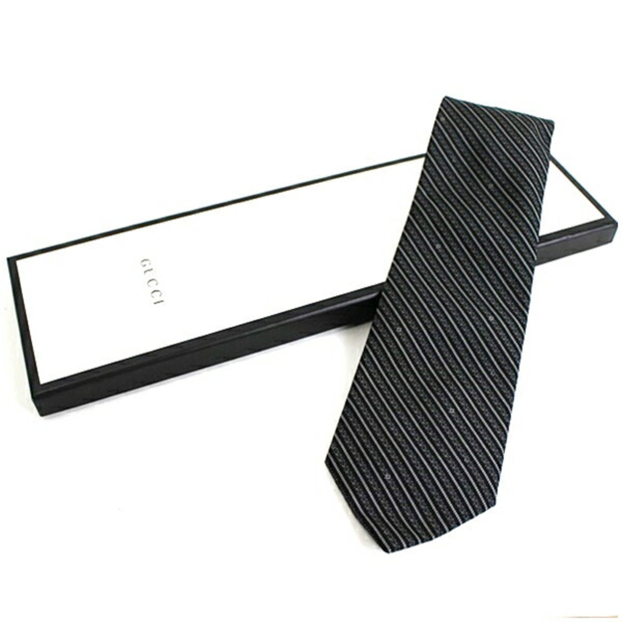 GUCCI Unused Silk Tie Striped Men’s