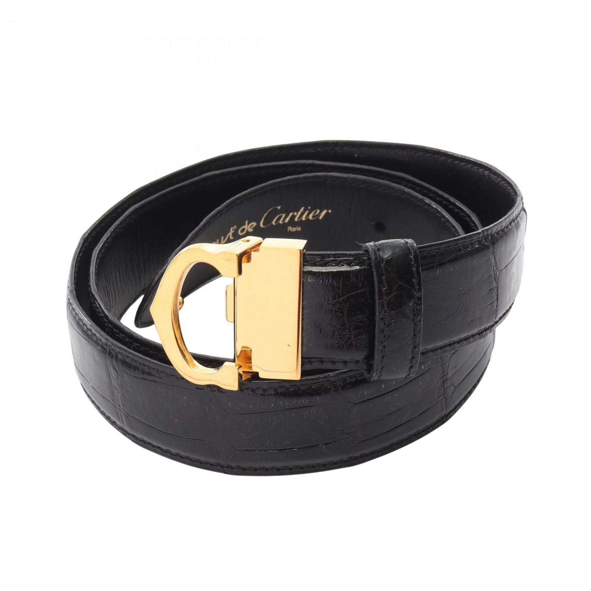 Cartier belt, leather, clothing, men’s and women’s, black