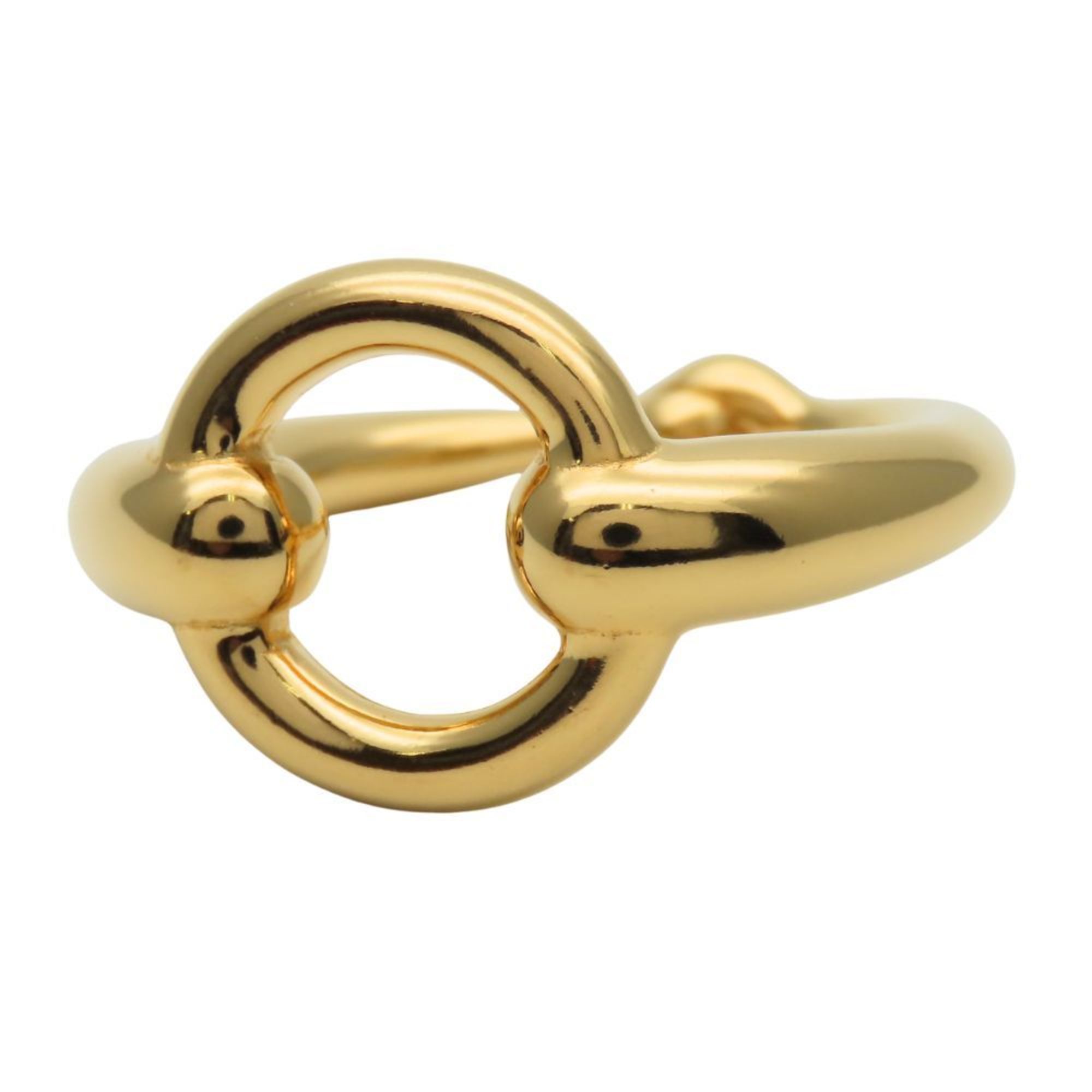 Hermes scarf ring Moe metal gold GP women’s HERMES