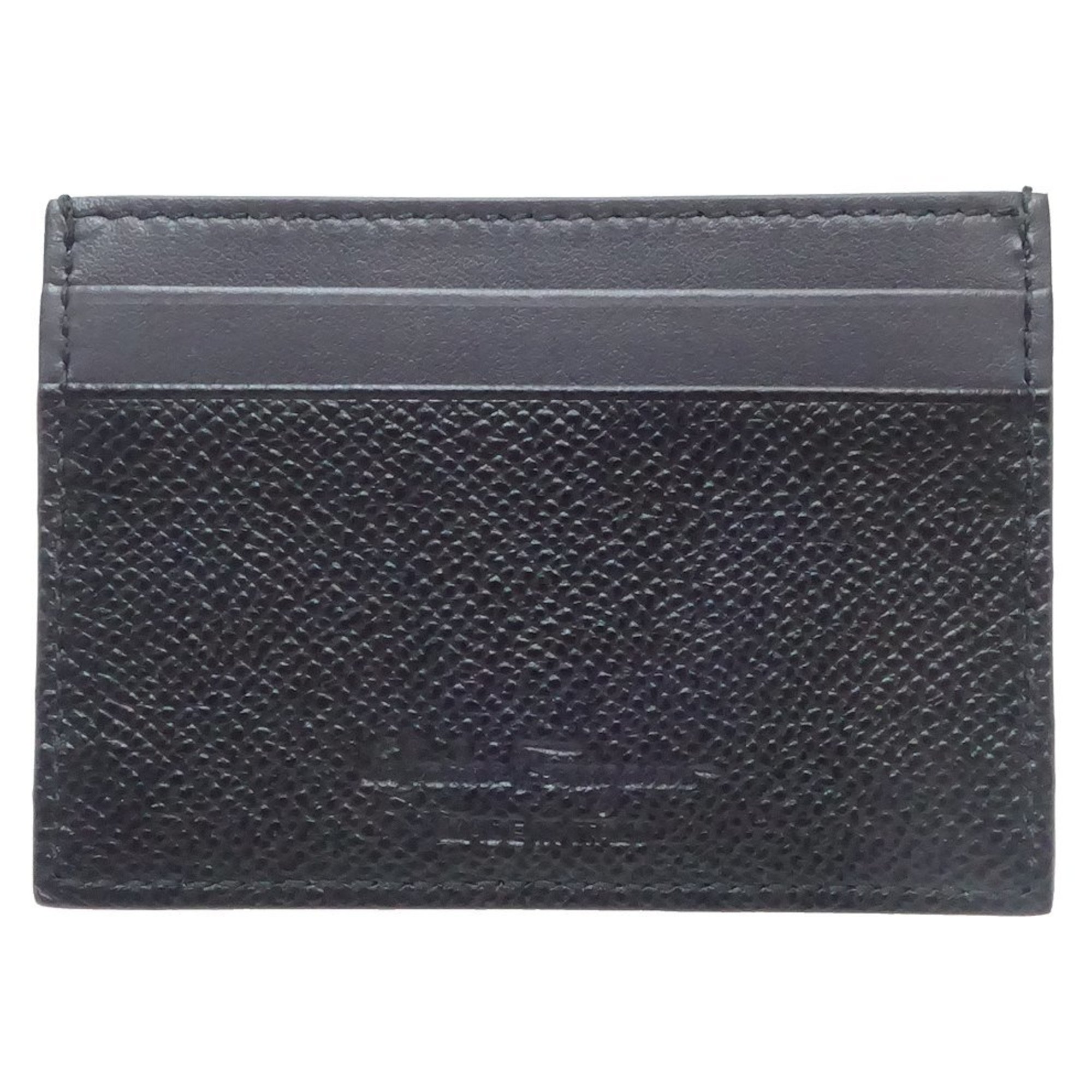 Salvatore Ferragamo Ferragamo Salvatore Card Case Leather Black Gray PT-660972 082918